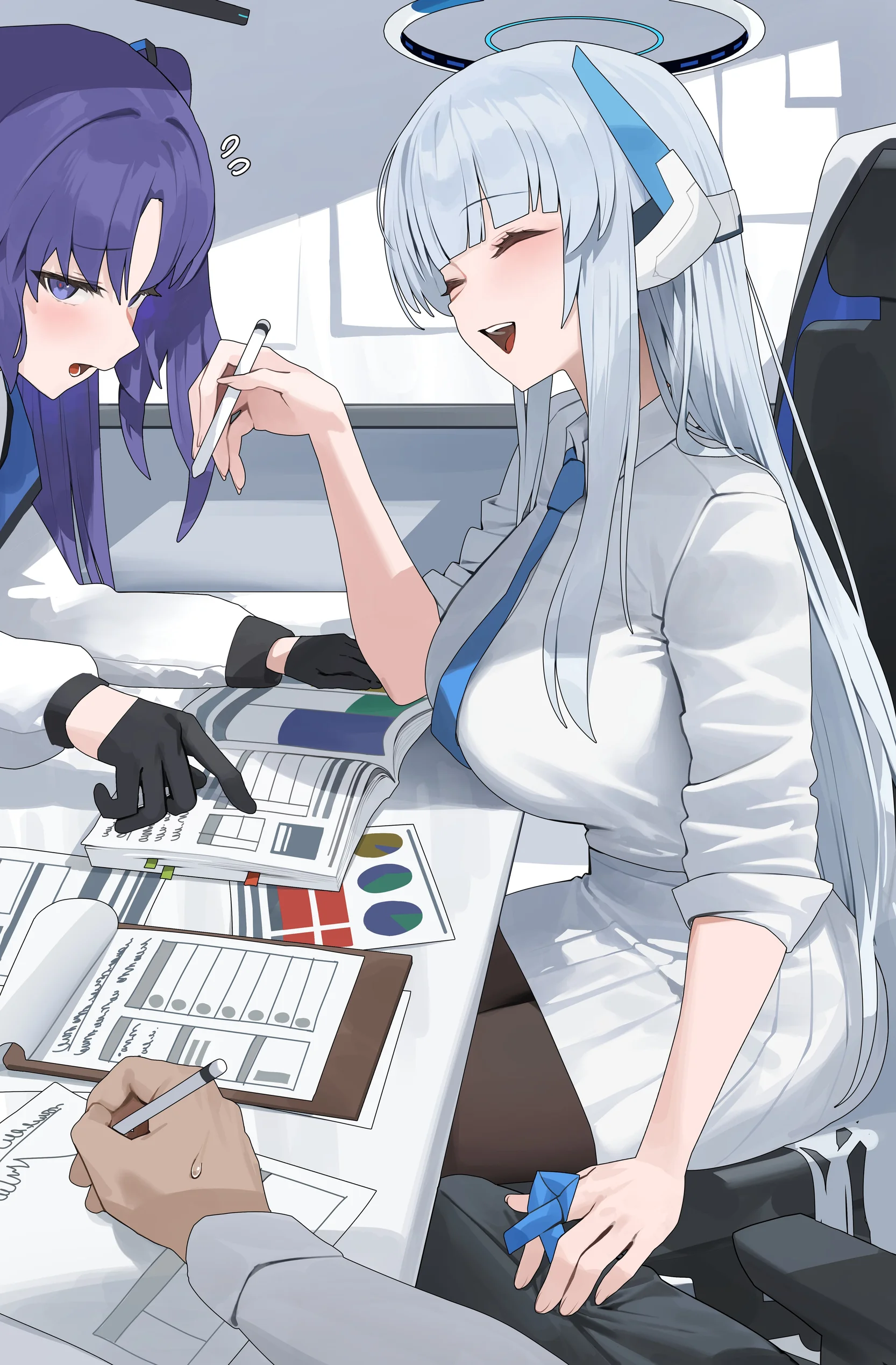Hayase Yuuka & Ushio Noa Wallpaper – Blue Archive