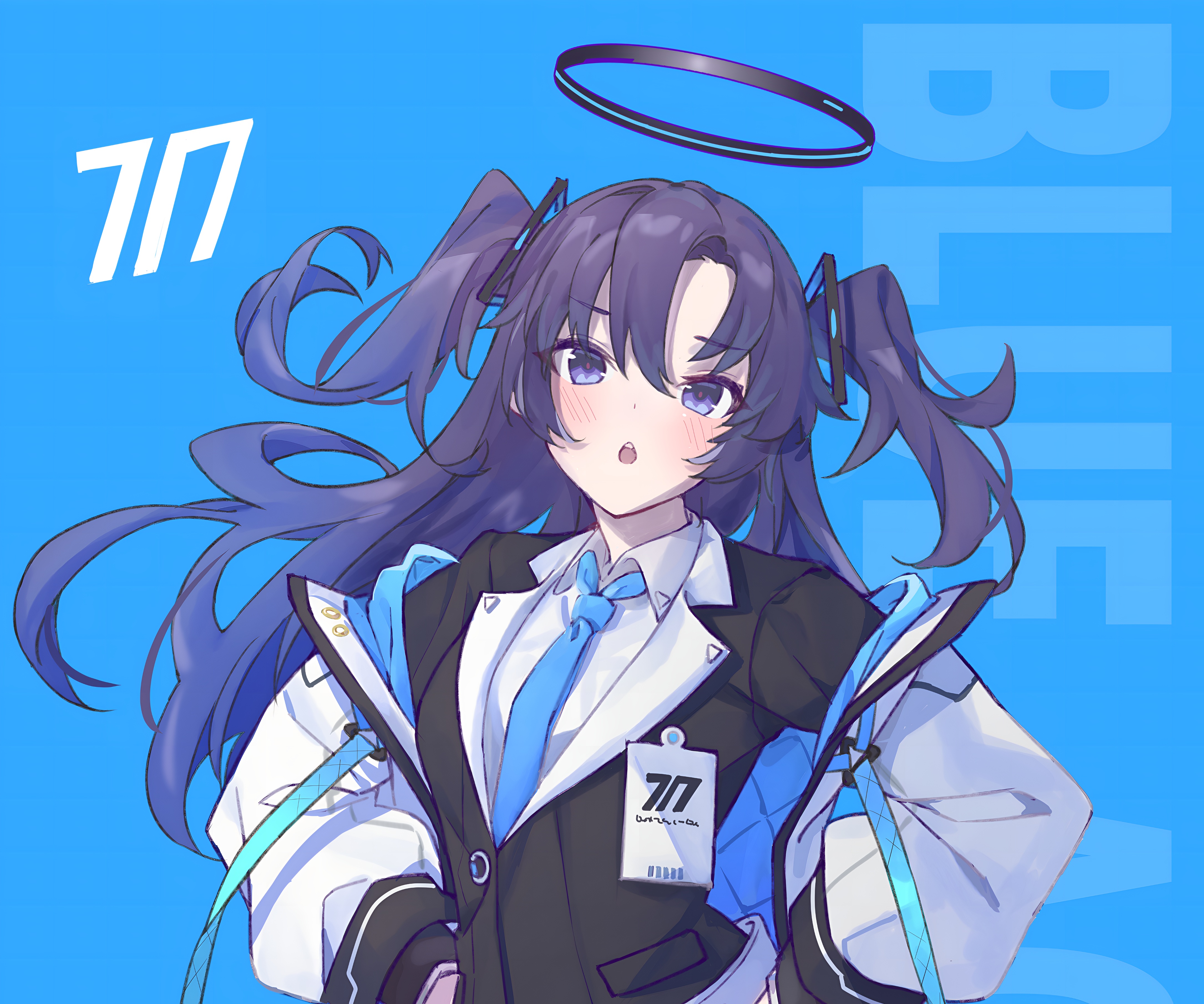 Hayase Yuuka Blue Archive 4K Wallpaper