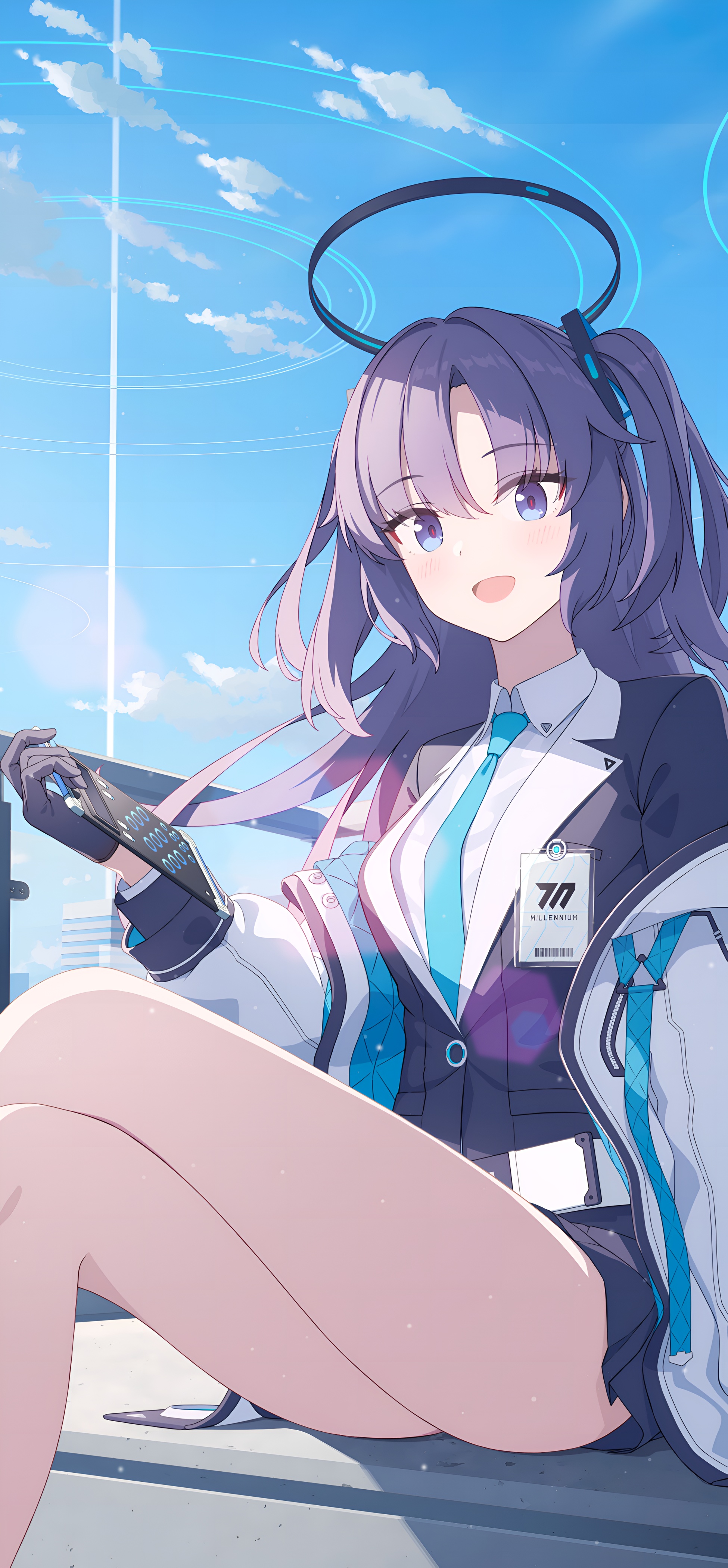 Hayase Yuuka Blue Archive 4K Wallpaper
