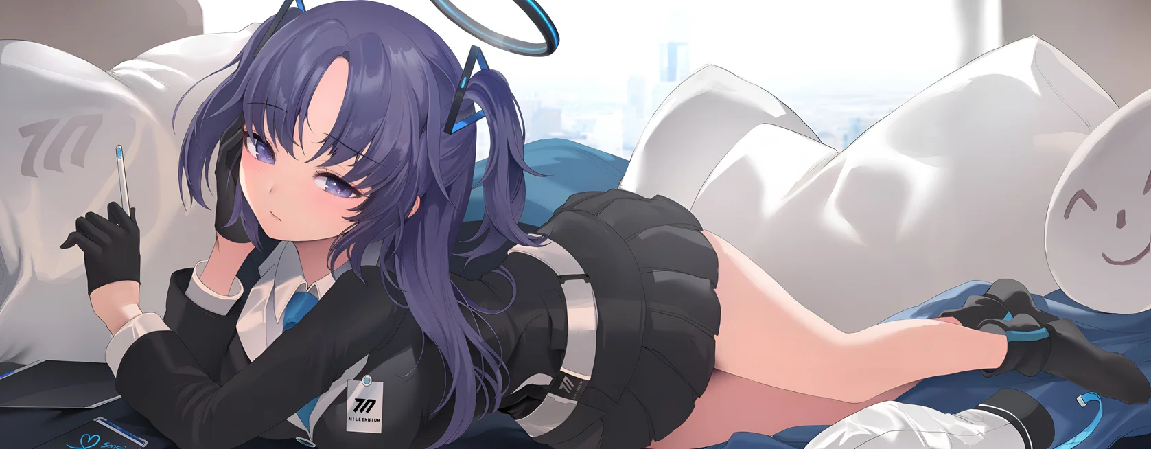 Tapeta 4K Hayase Yuuka Blue Archive