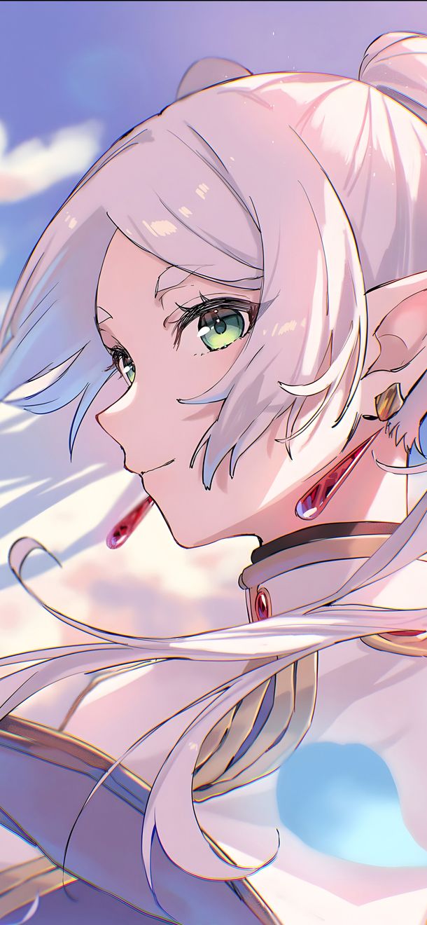 טפט אנימה נייד Frieren 4K