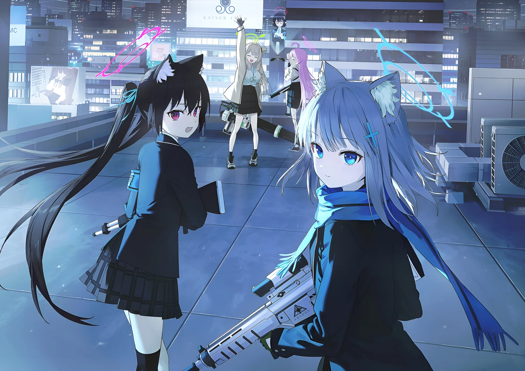 Shiroko Sunaookami Blue Archive 4K Wallpaper