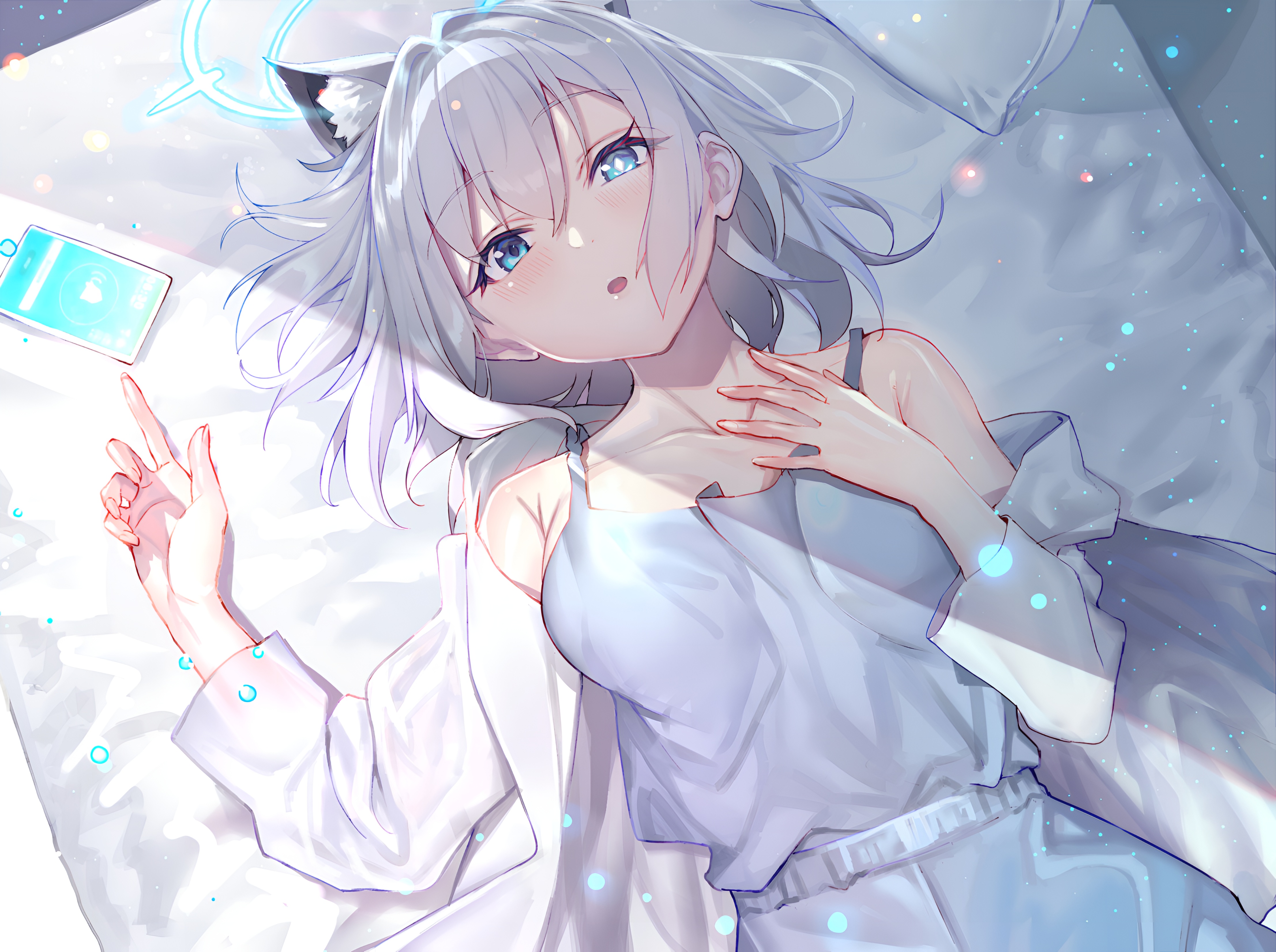 Shiroko Sunaookami Blue Archive 4K Wallpaper