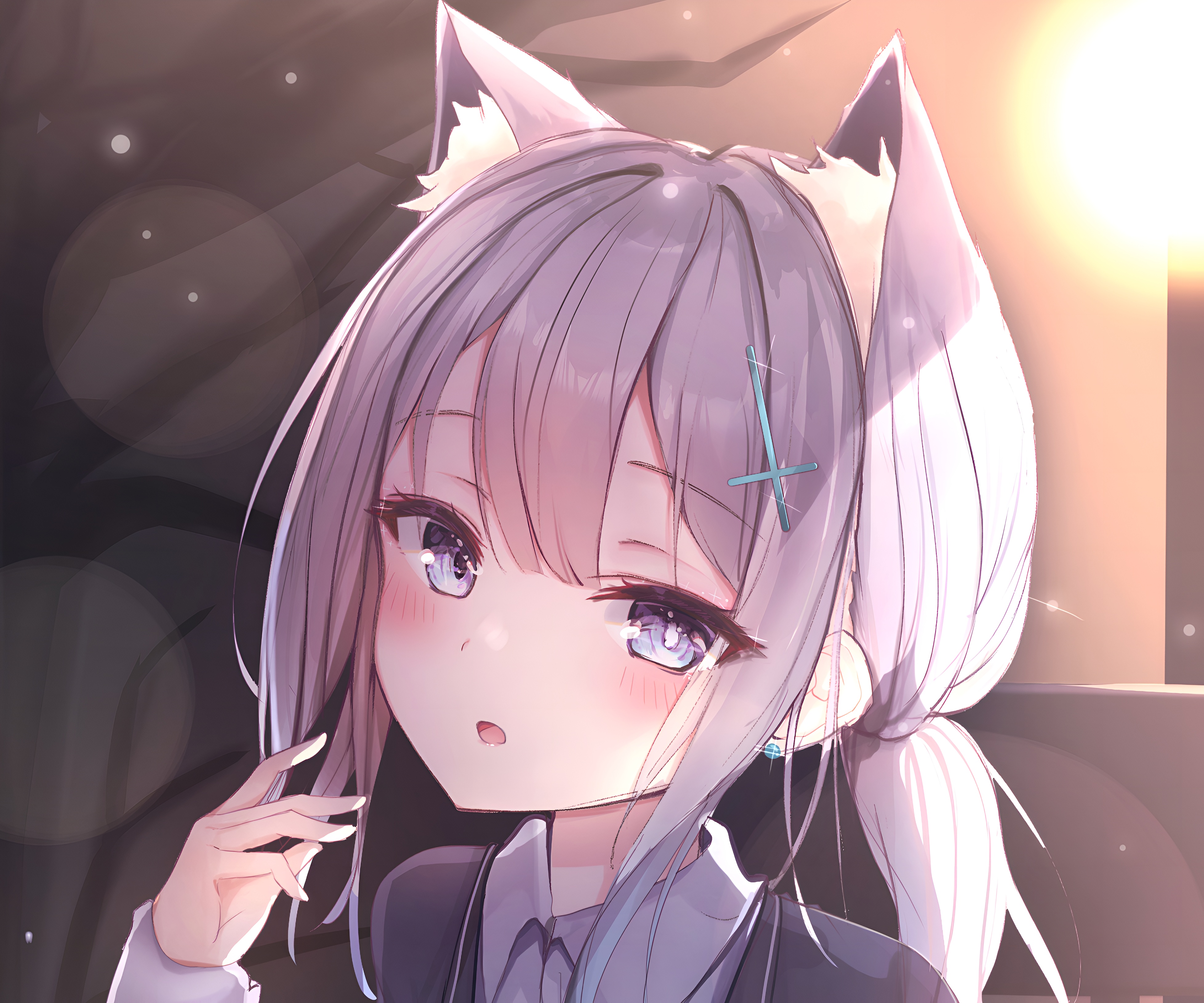 Shiroko Sunaookami 4K Anime Wallpaper Blue Archive