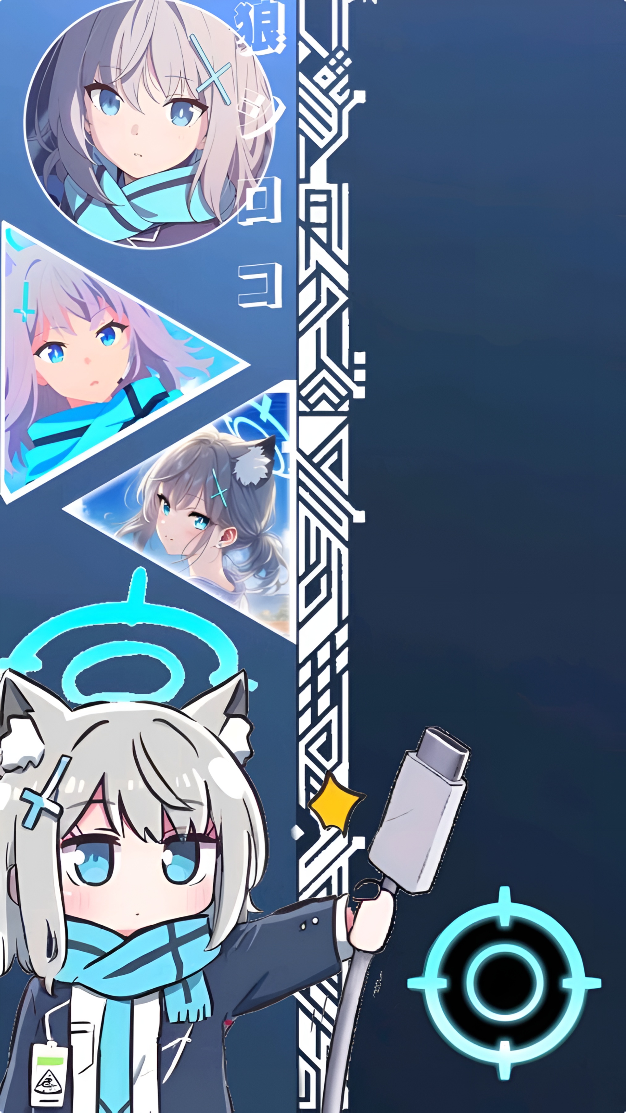 Shiroko Sunaookami Blue Archive 4K Wallpaper