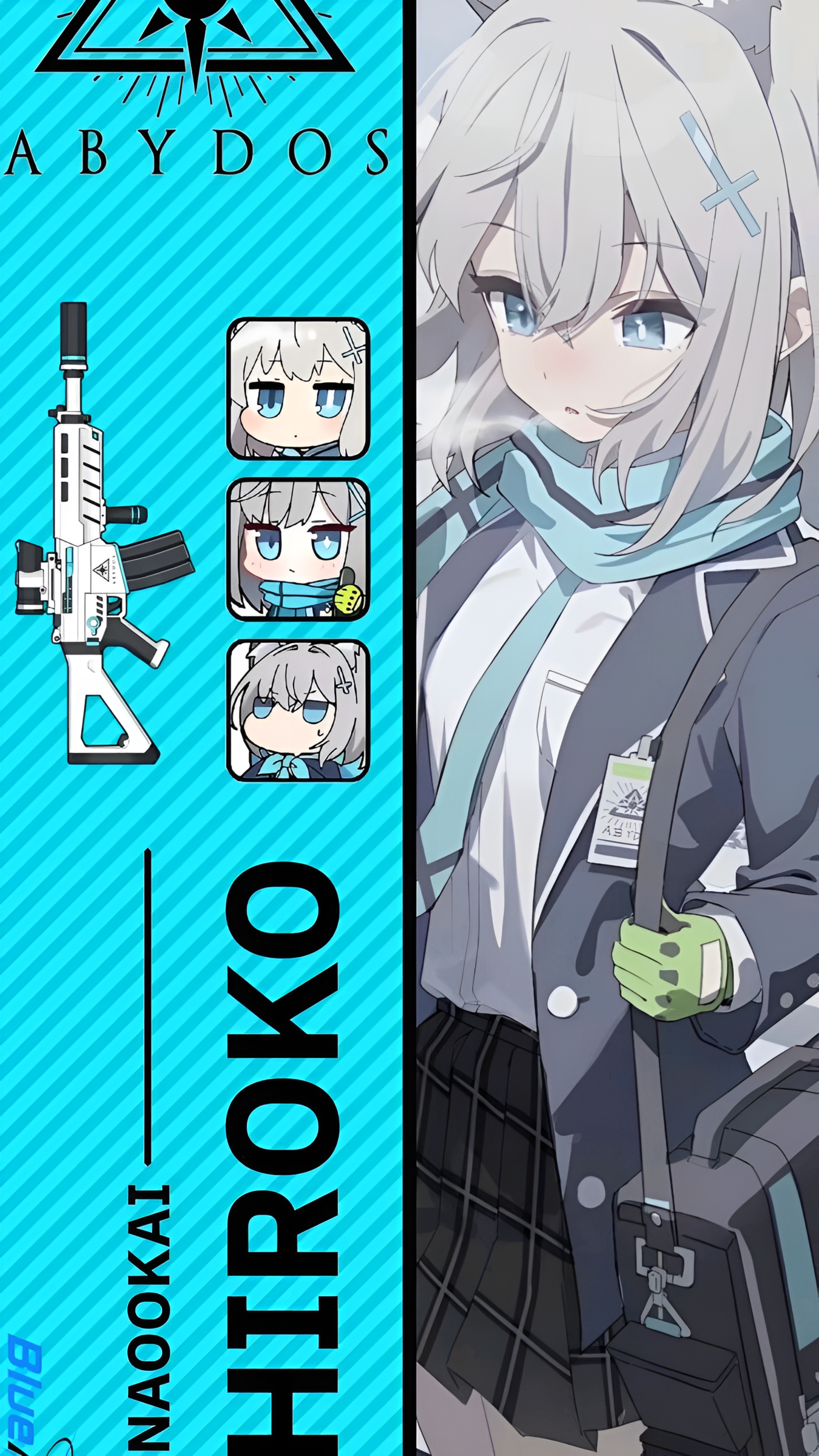 Shiroko Sunaookami Blue Archive 4K Wallpaper
