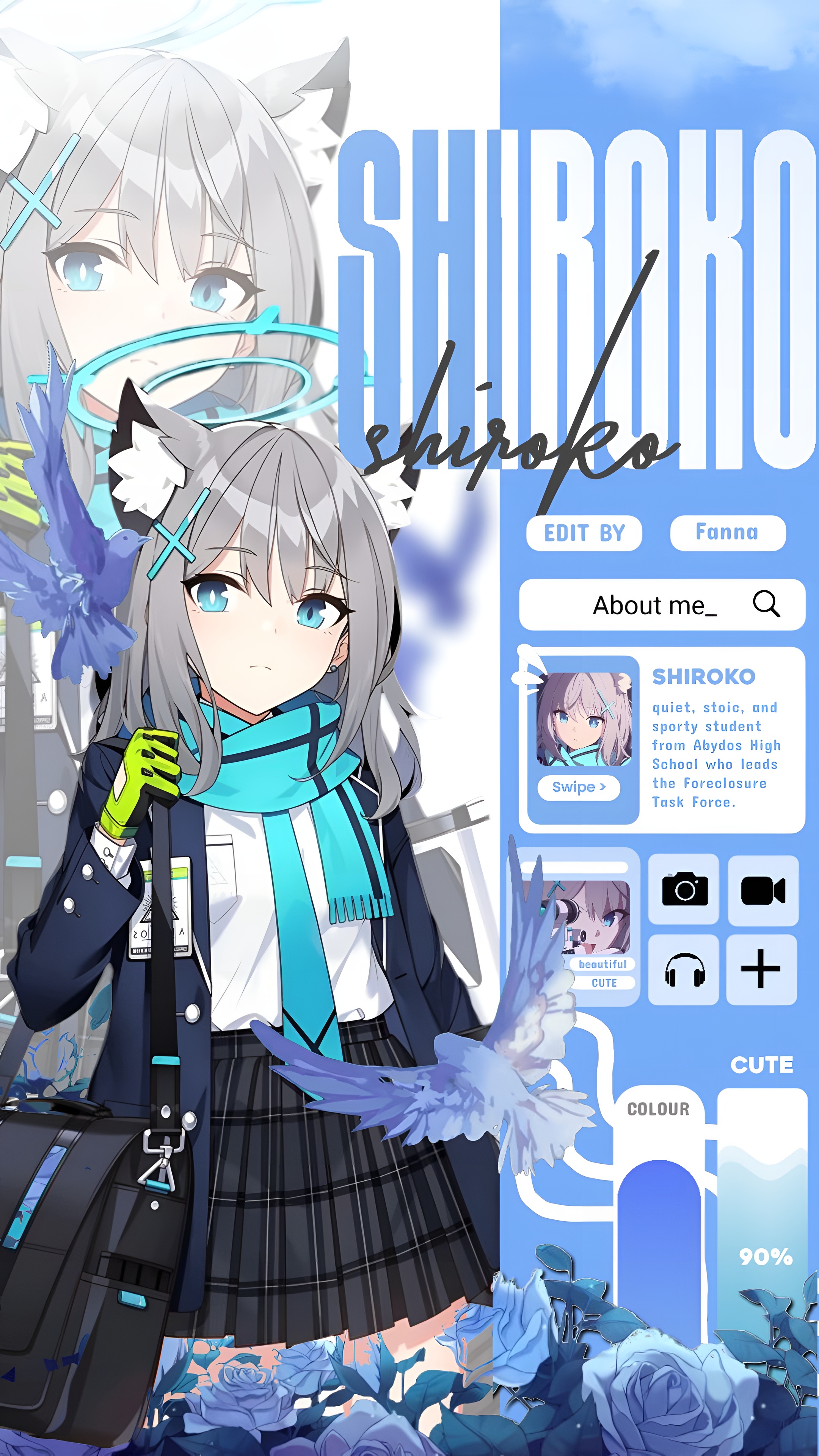 Shiroko Blue Archive 4K Anime Wallpaper