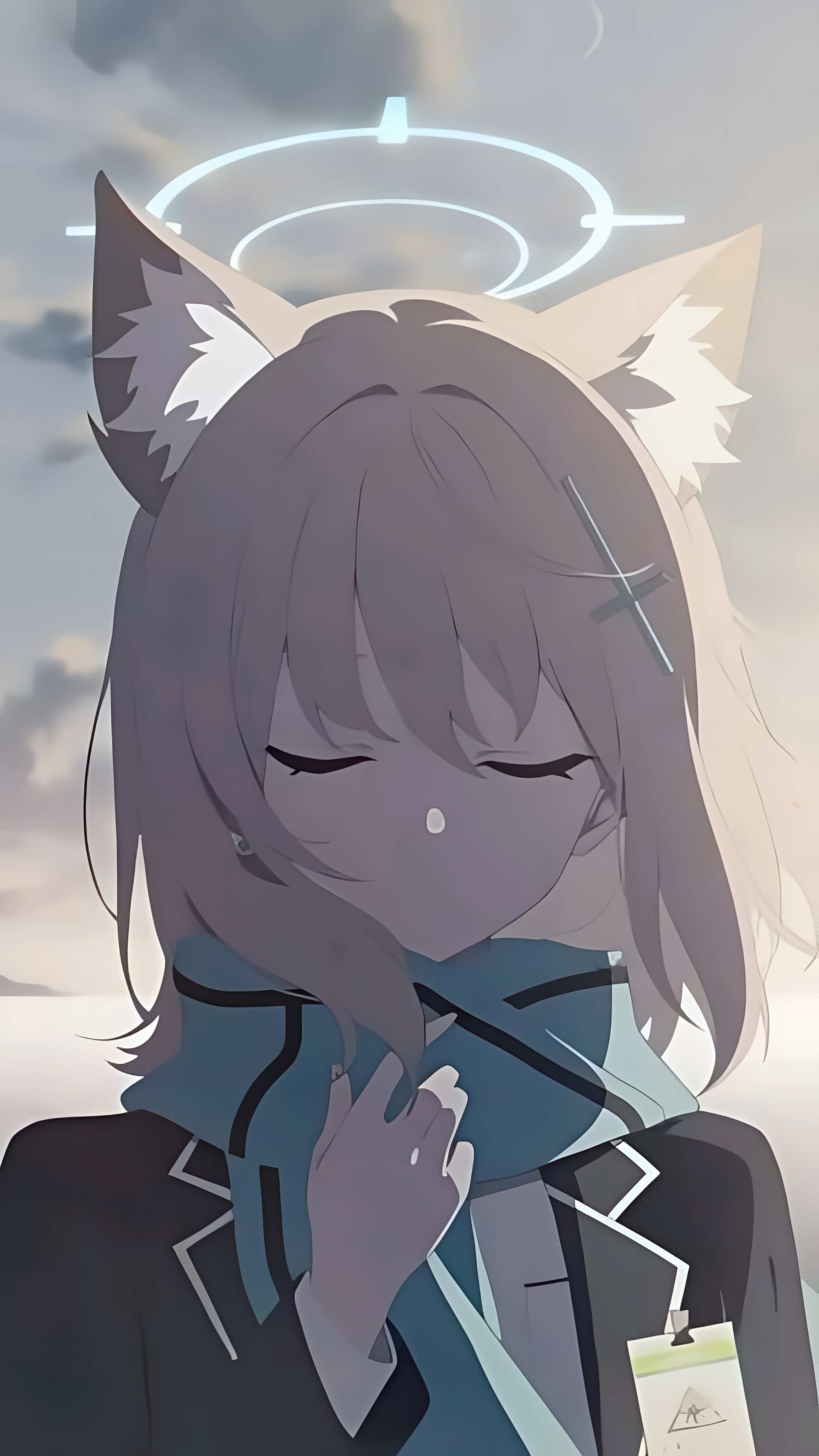 Shiroko Sunaookami 4K Wallpaper Blue Archive