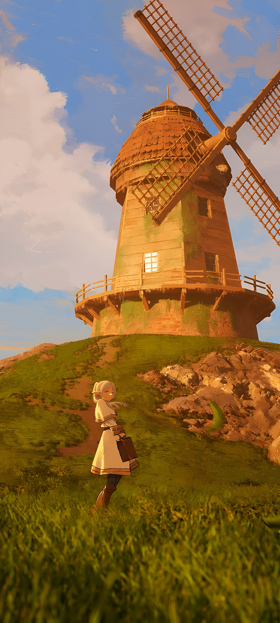 Frieren Wiatrak Tapeta Mobilna - 4K
