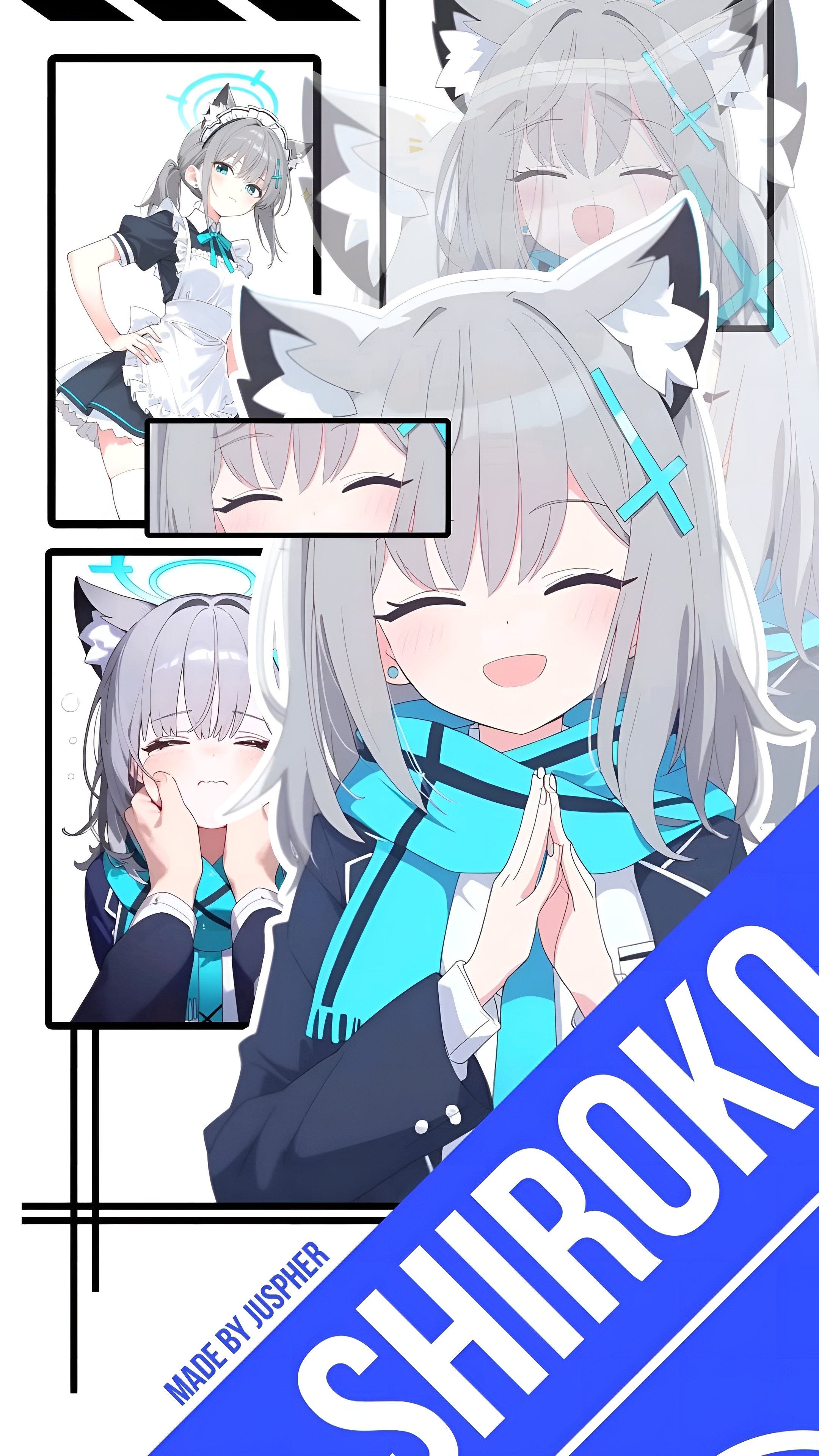 Shiroko Sunaookami 4K Wallpaper Blue Archive