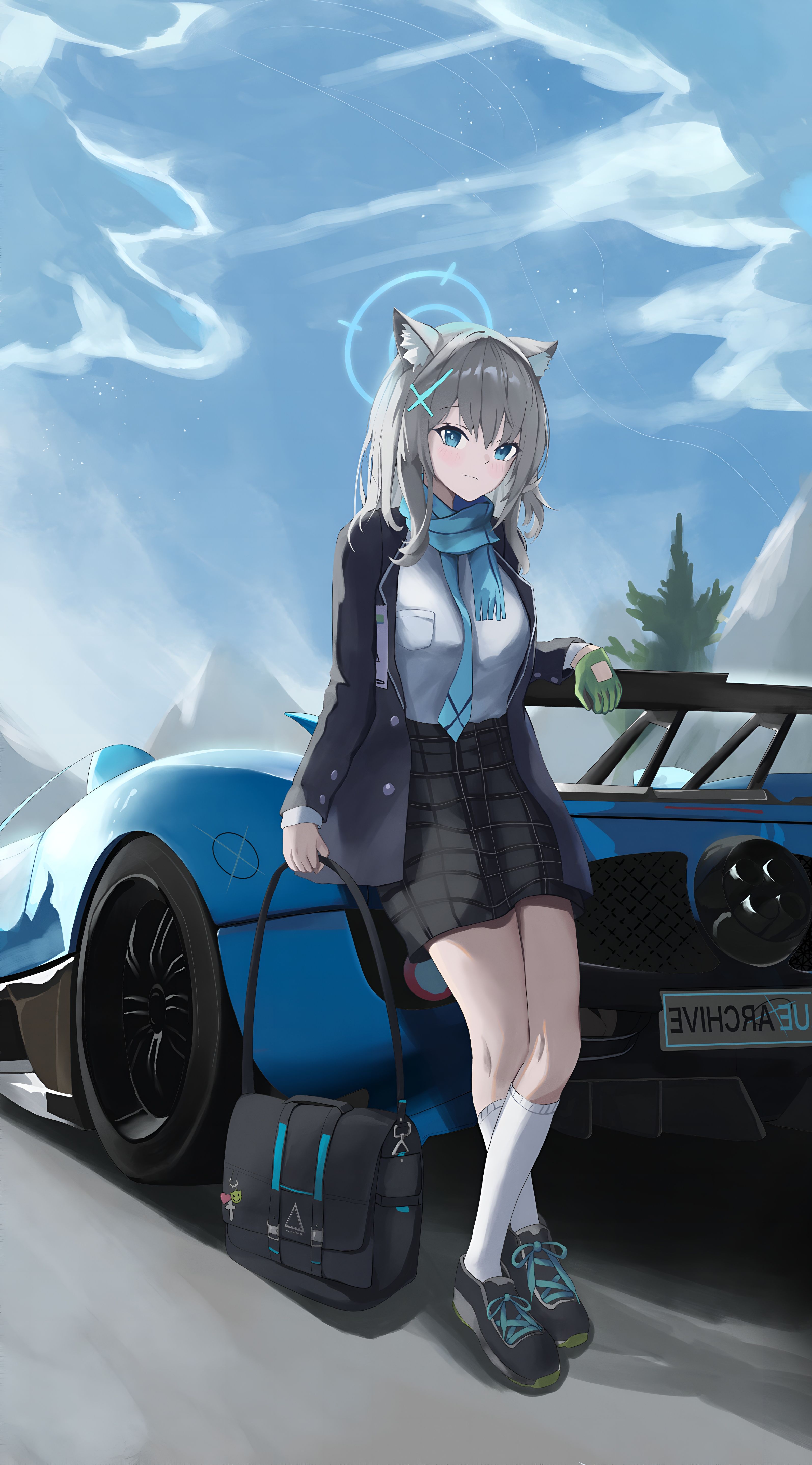 Shiroko Blue Archive 4K Anime Wallpaper