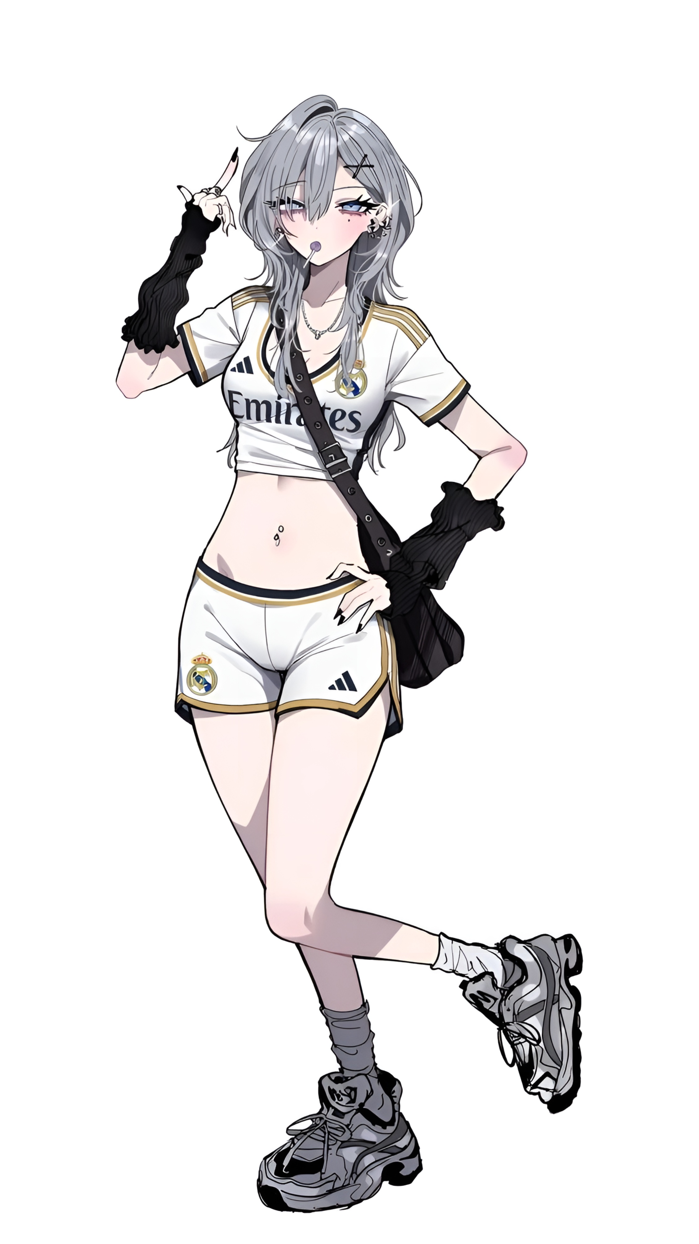 Haimiya Mio Real Madrid Anime Wallpaper 4K