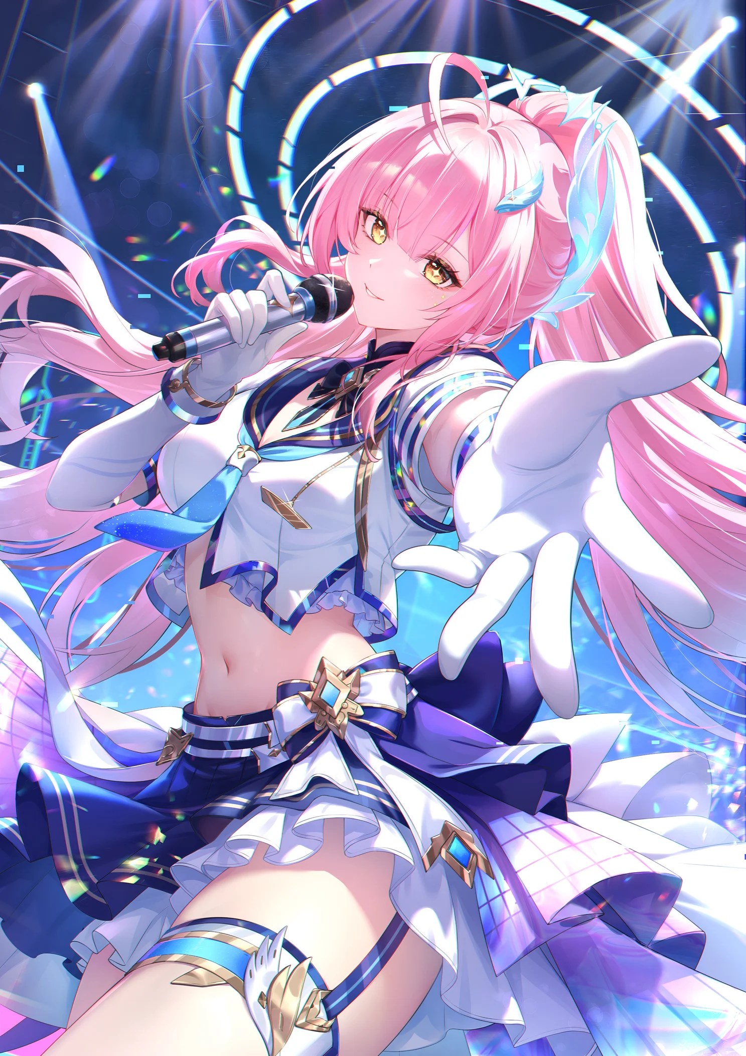 Aemeath Wuthering Waves Concert Stage Wallpaper