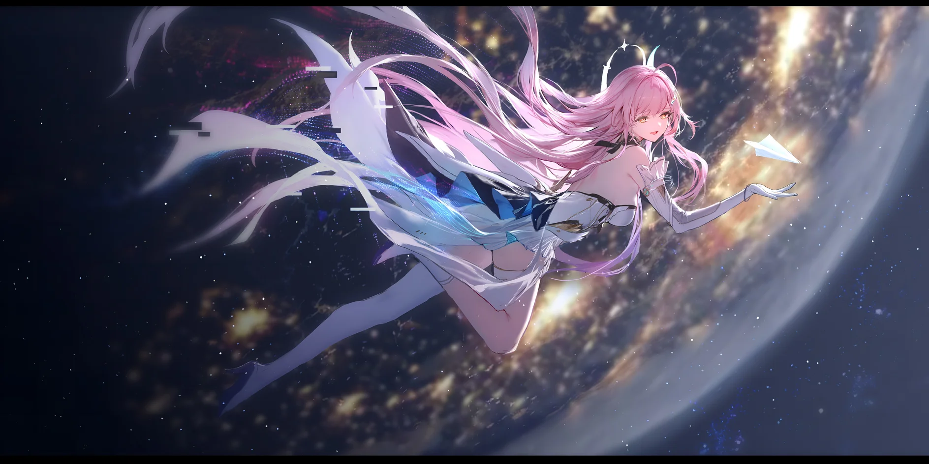 Aemeath Wuthering Waves Space Wallpaper 4K