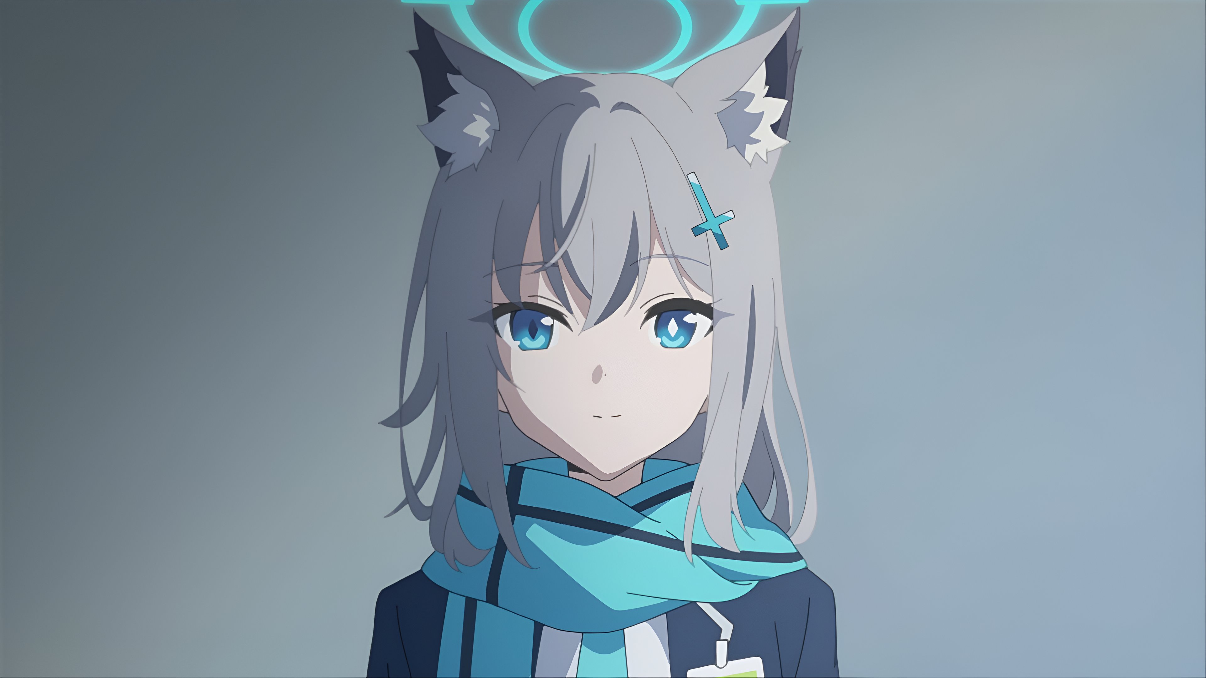 Shiroko Sunaookami Blue Archive 4K Wallpaper