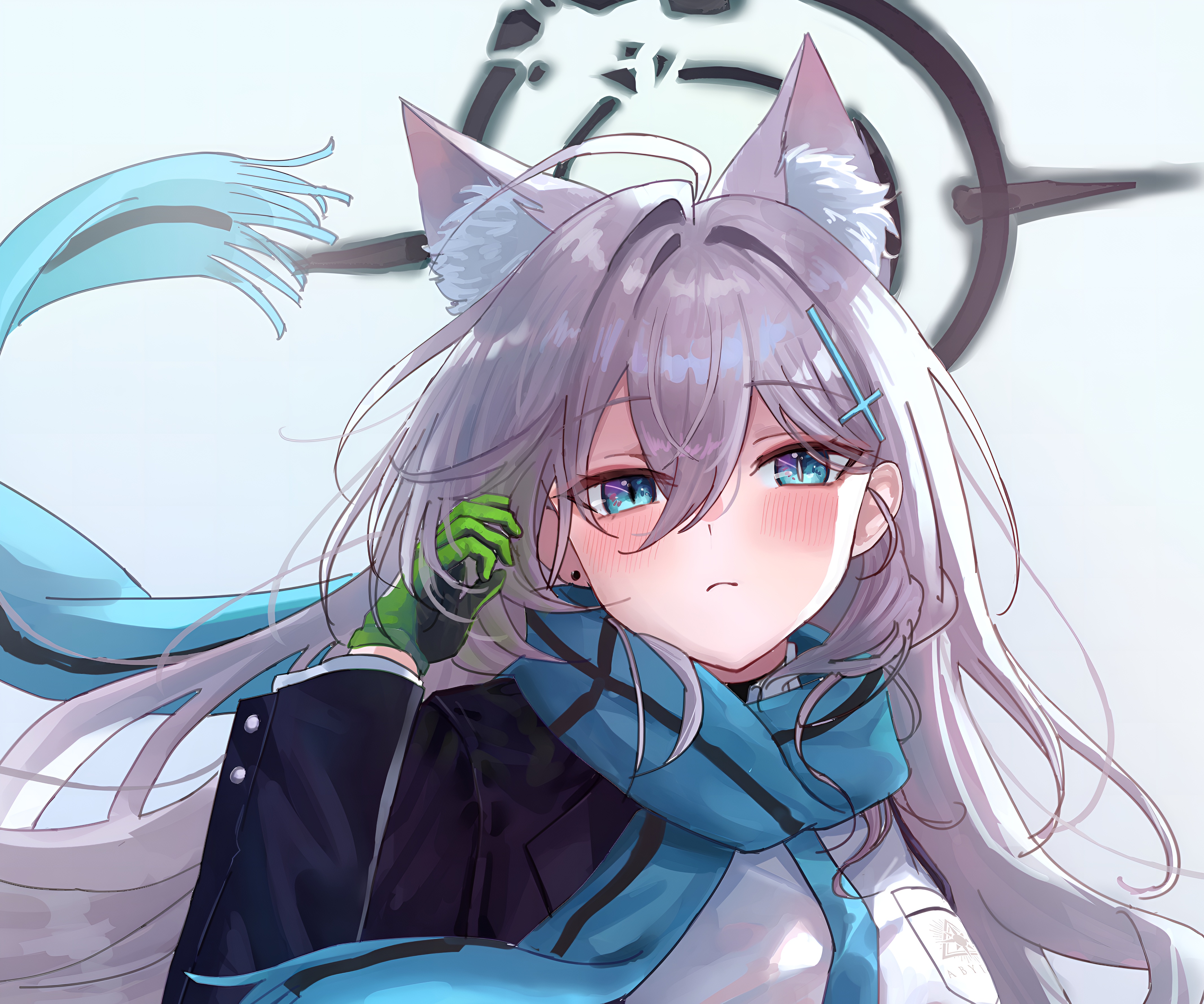 Shiroko Sunaookami Blue Archive 4K Wallpaper