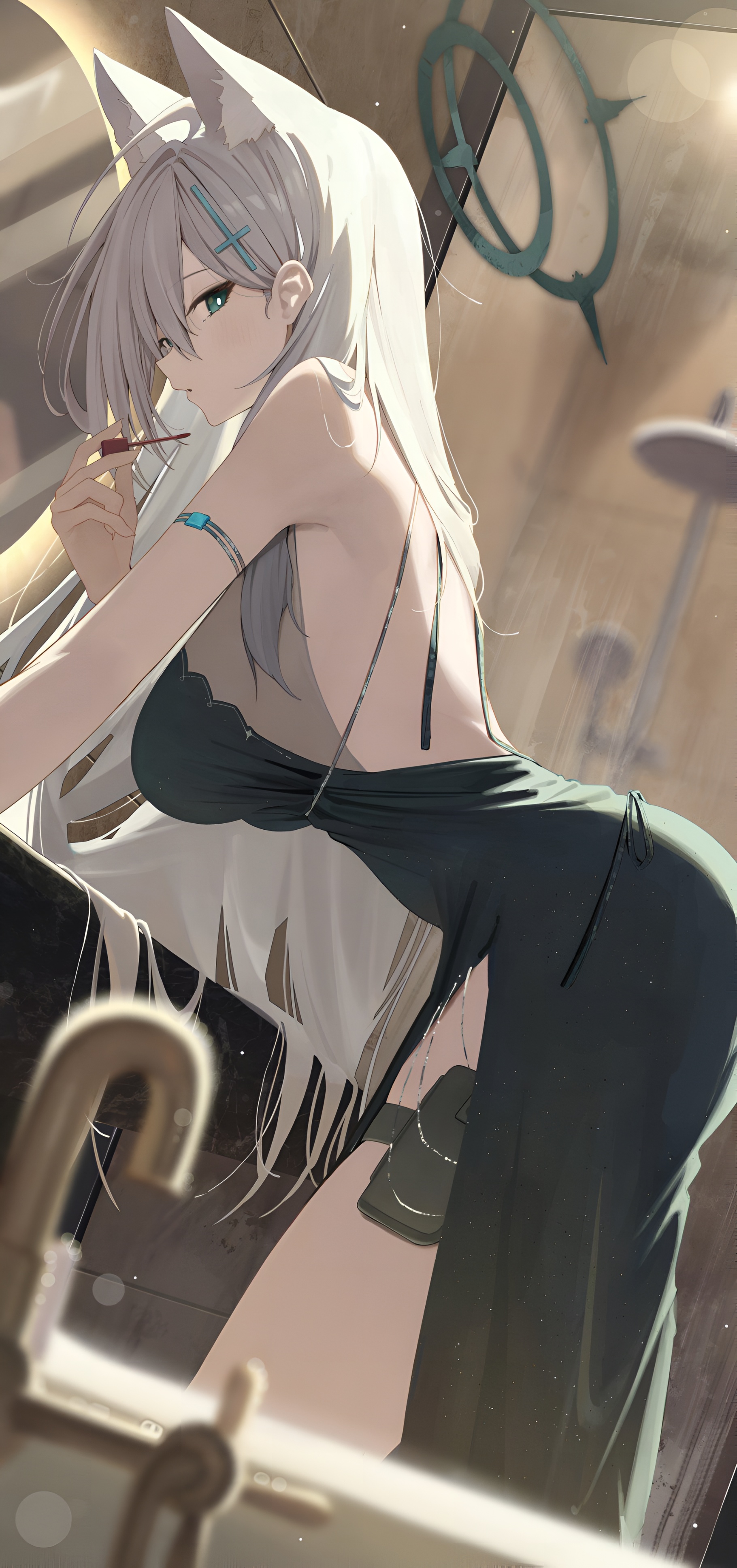 Shiroko Sunaookami Blue Archive 4K Wallpaper