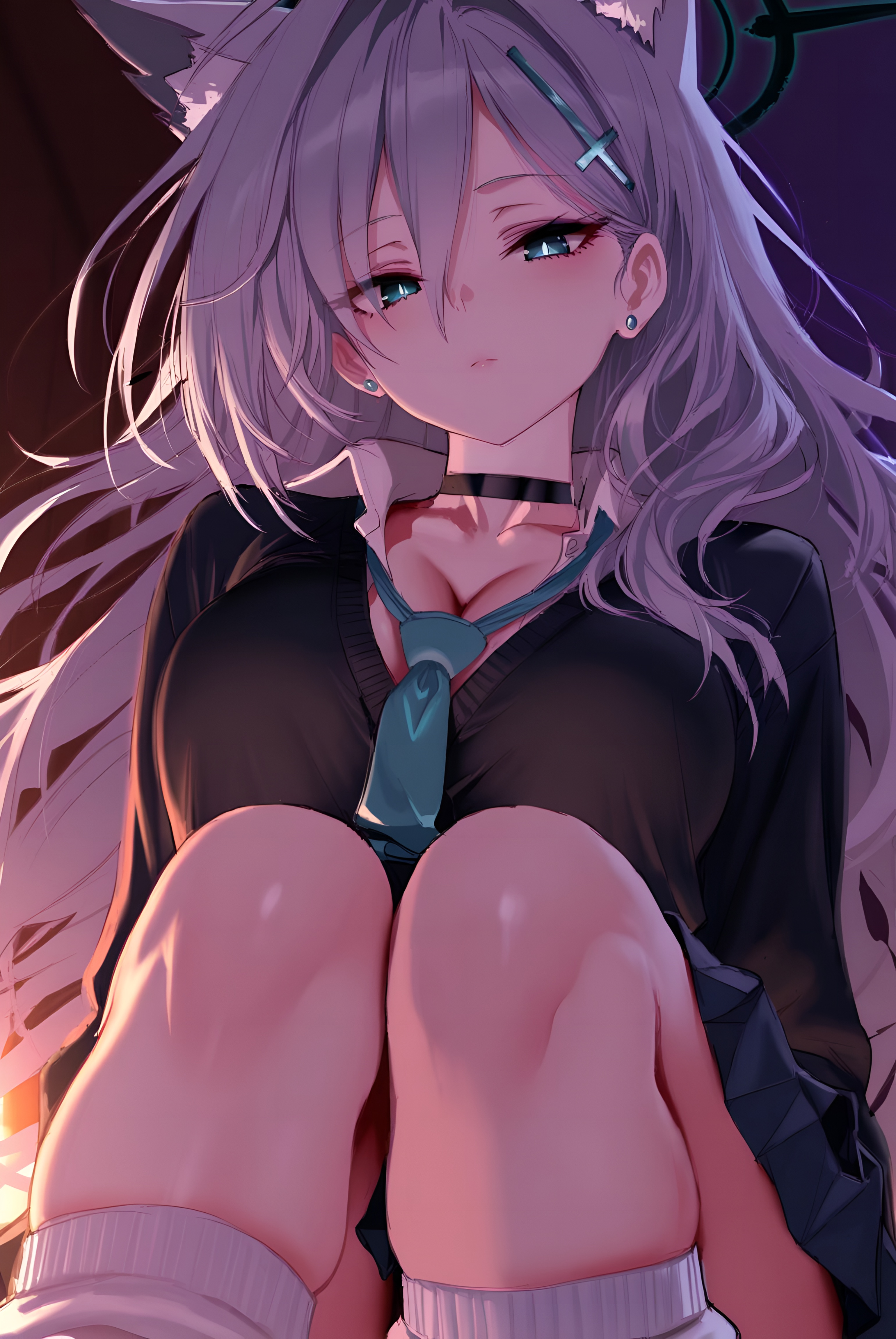 Shiroko Sunaookami 4K Anime Wallpaper Blue Archive