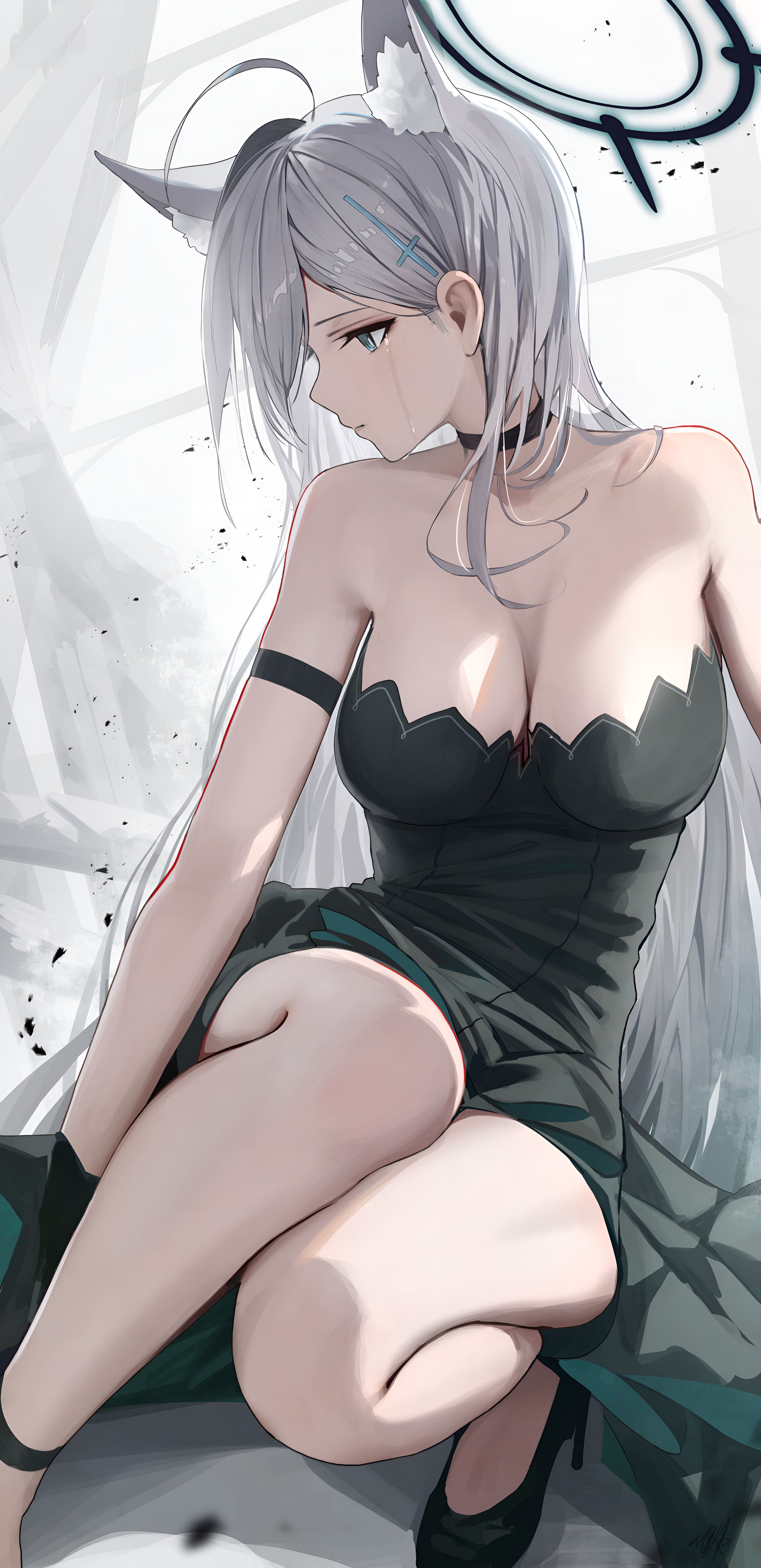 Shiroko Sunaookami Blue Archive 4K Wallpaper