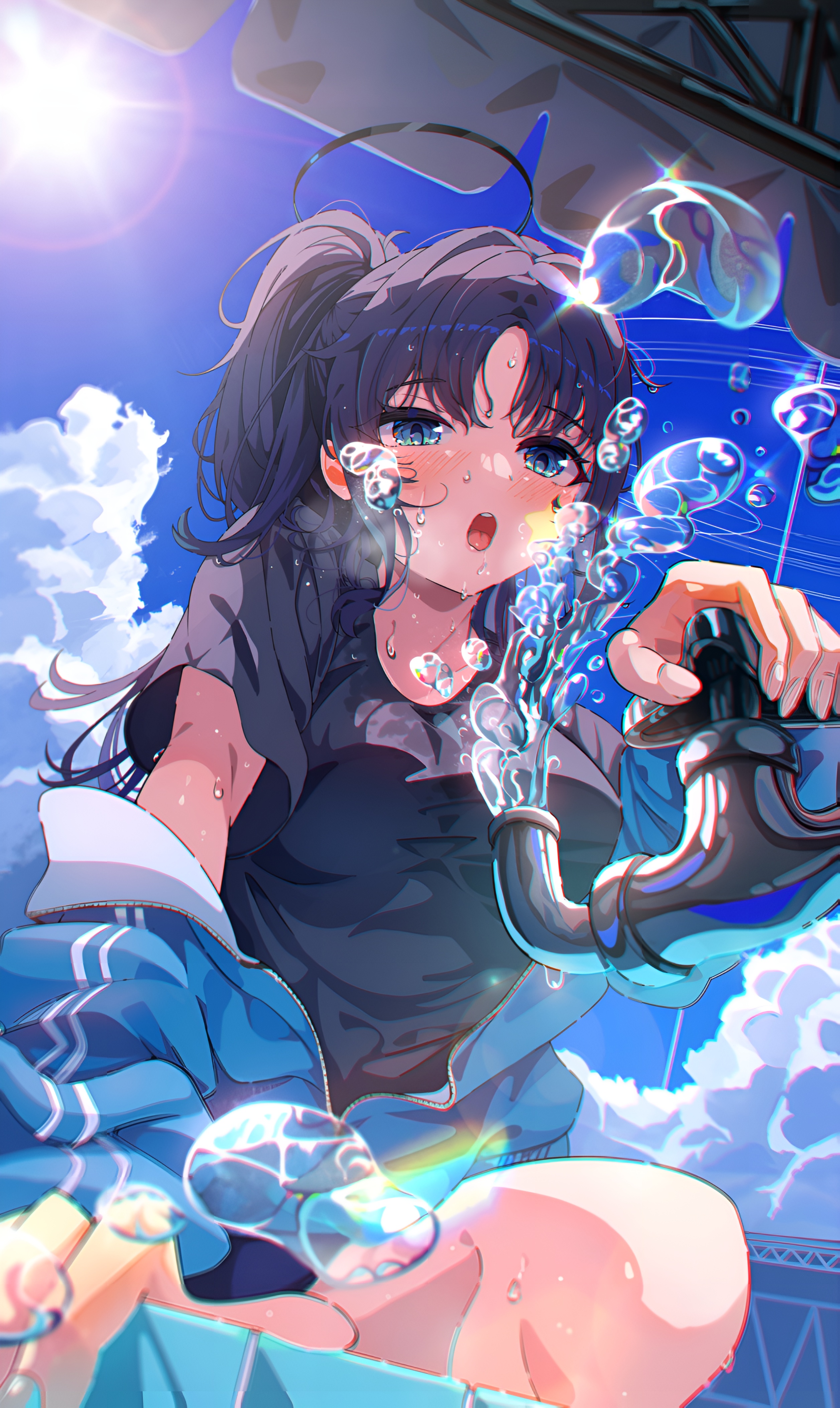 Hayase Yuuka Blue Archive 4K Anime Wallpaper