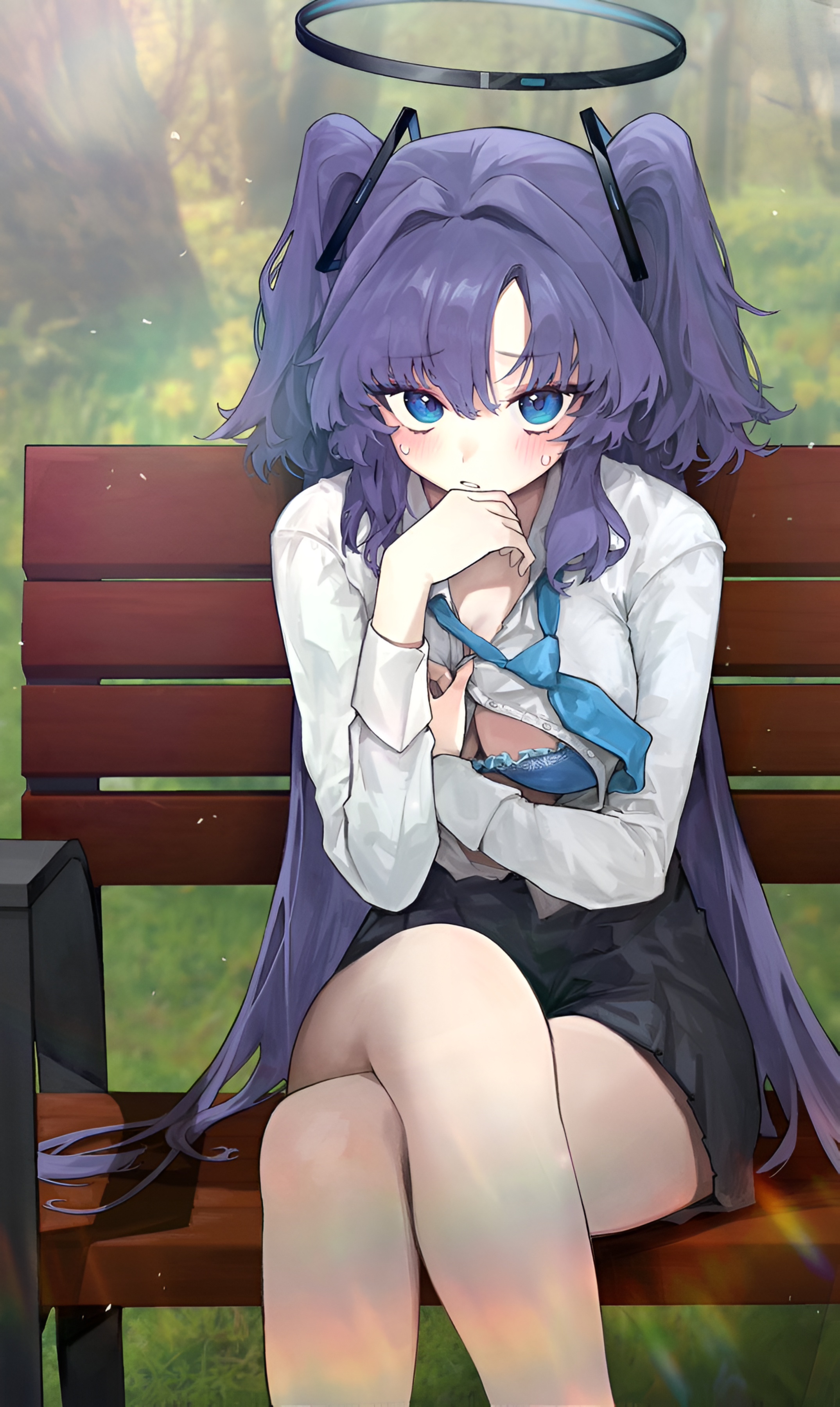 Hayase Yuuka Blue Archive 4K Wallpaper