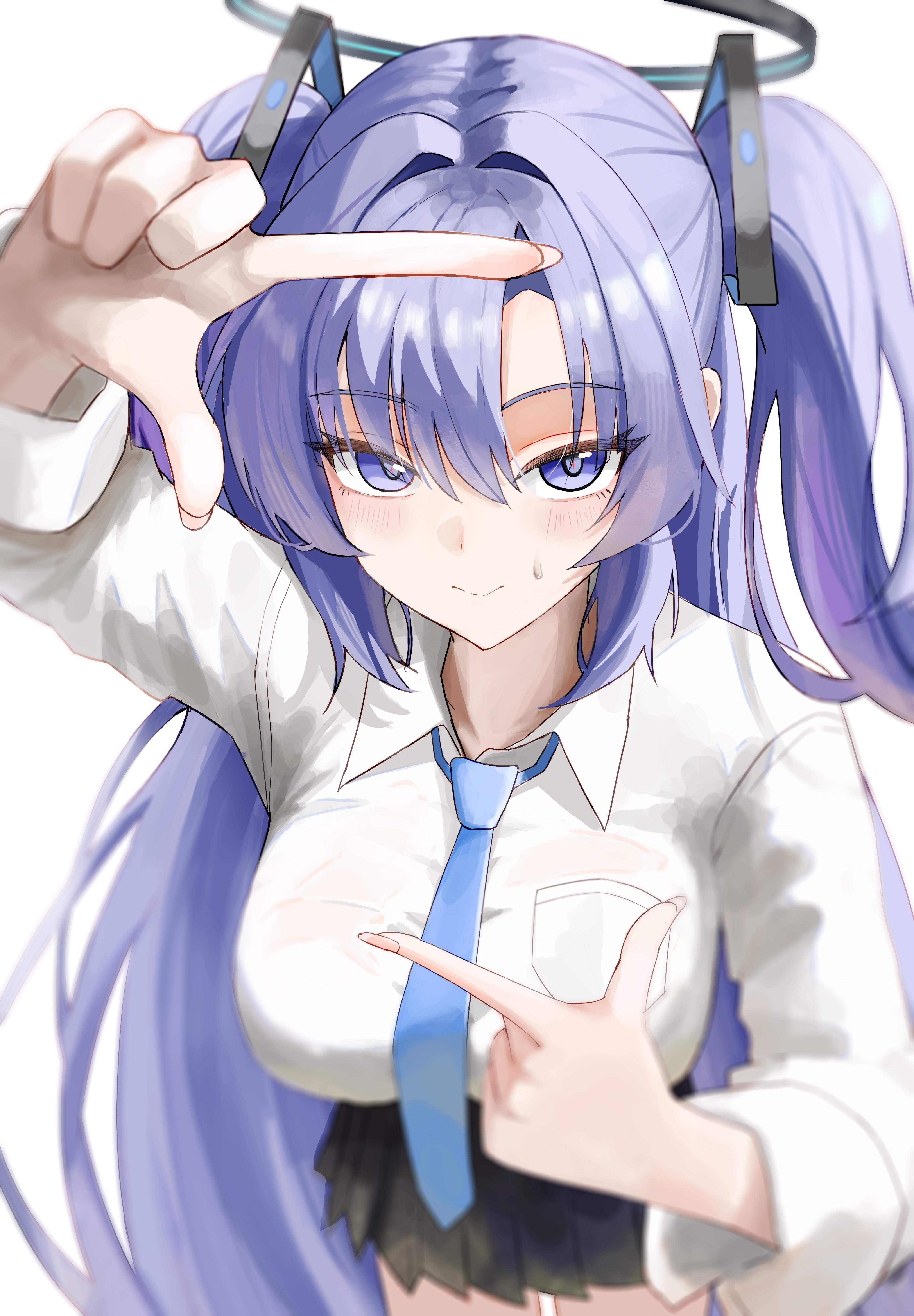 Hayase Yuuka Blue Archive 4K Wallpaper
