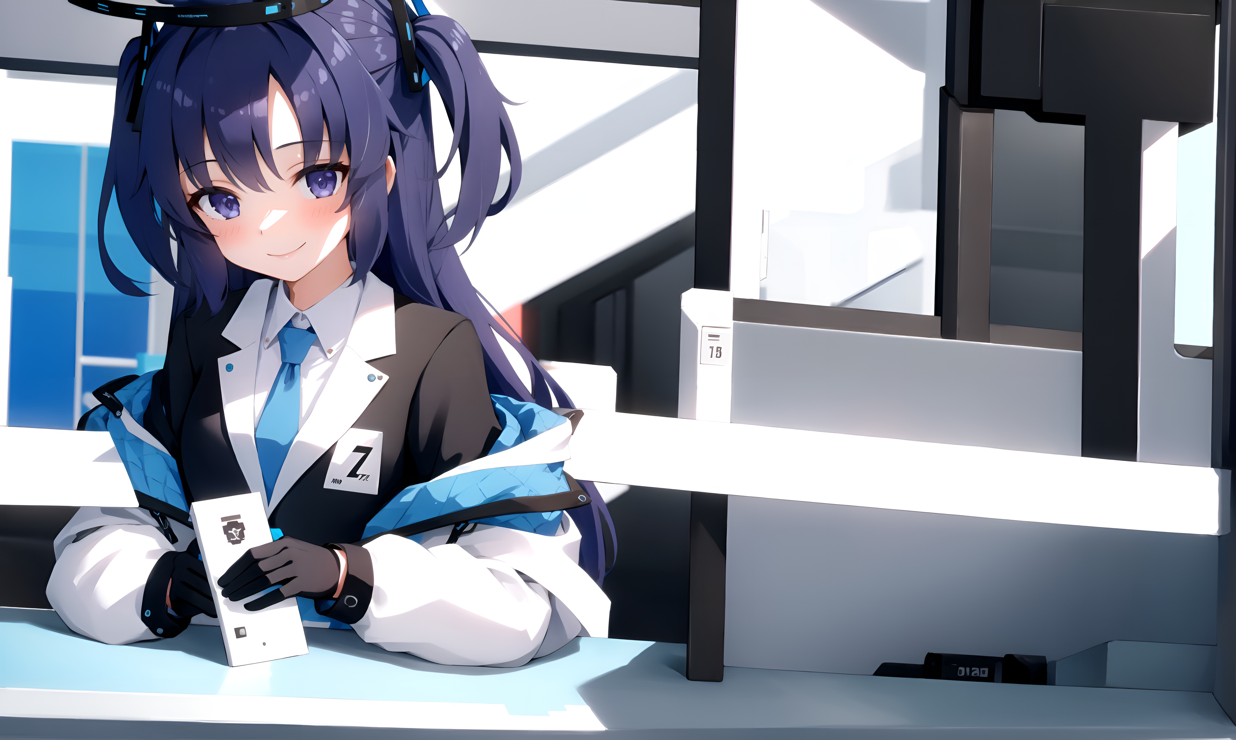 Hayase Yuuka Blue Archive 4K Anime Wallpaper
