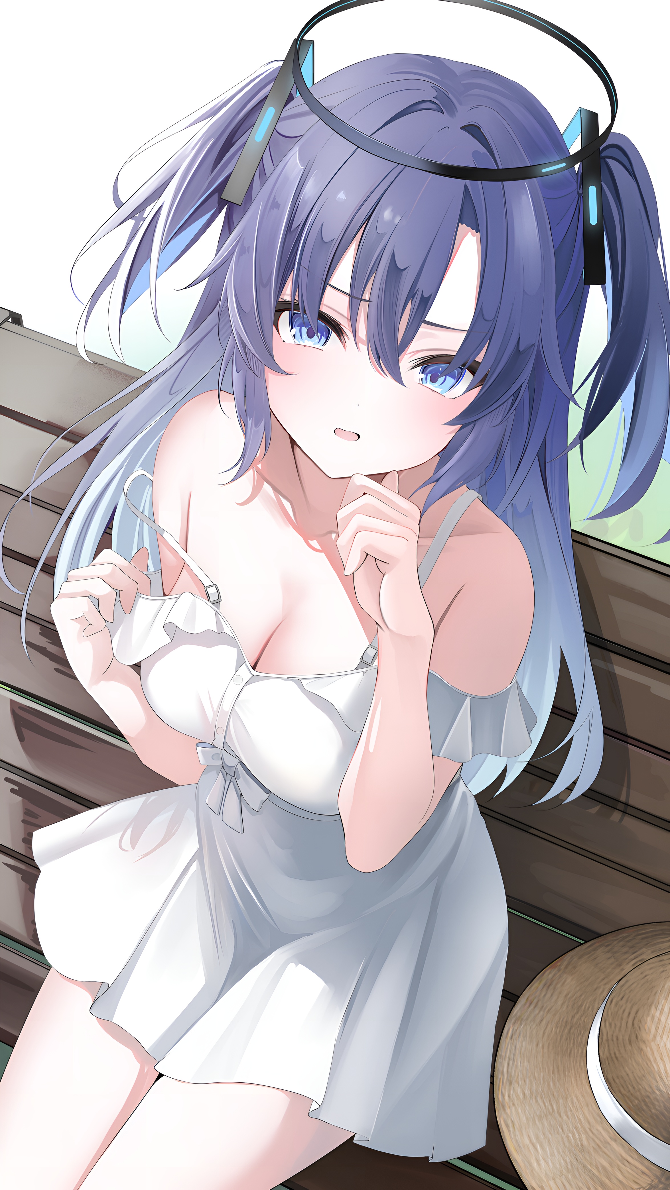 Hayase Yuuka Blue Archive Summer Wallpaper