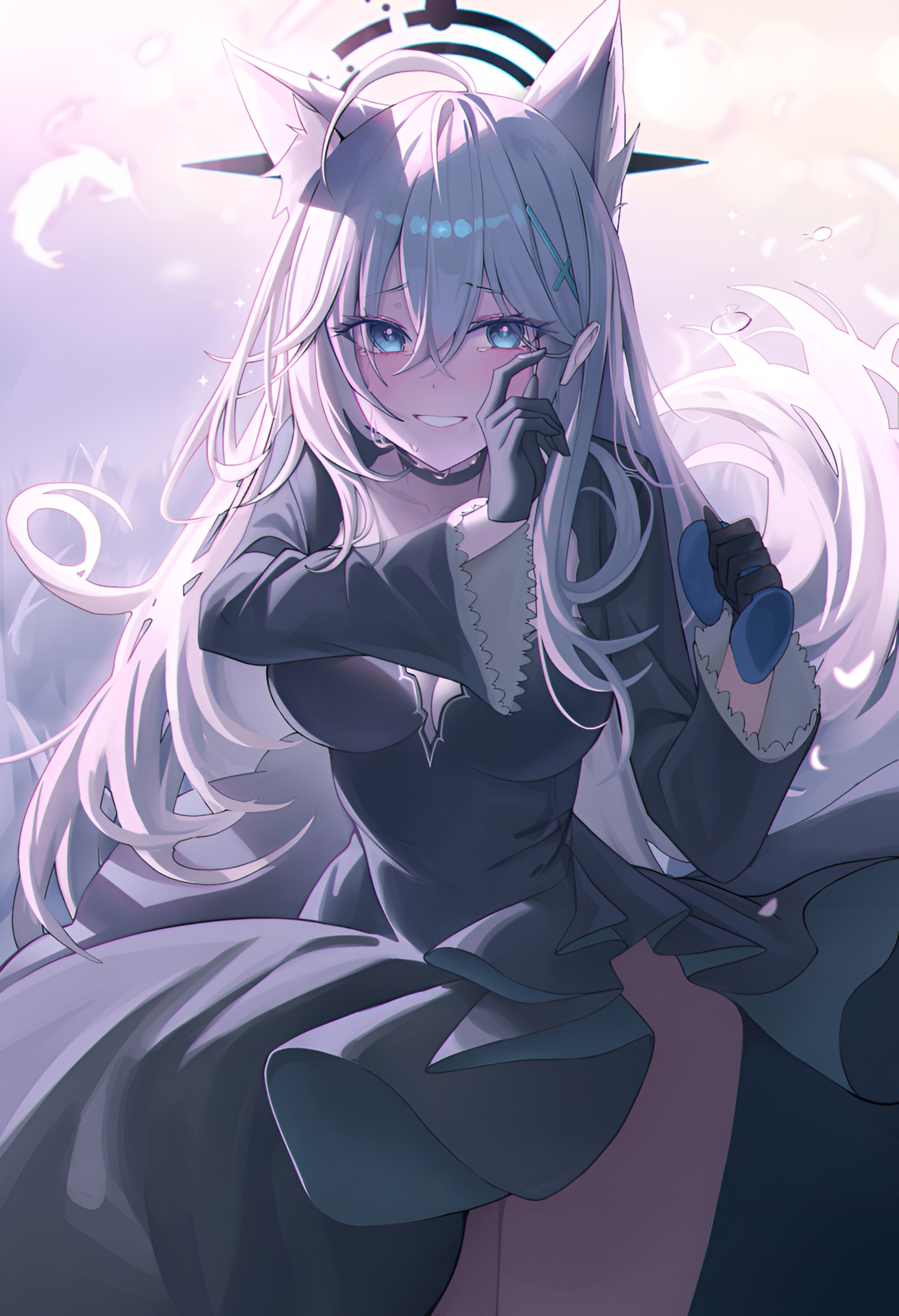 Shiroko Sunaookami Dark Version 4K Wallpaper