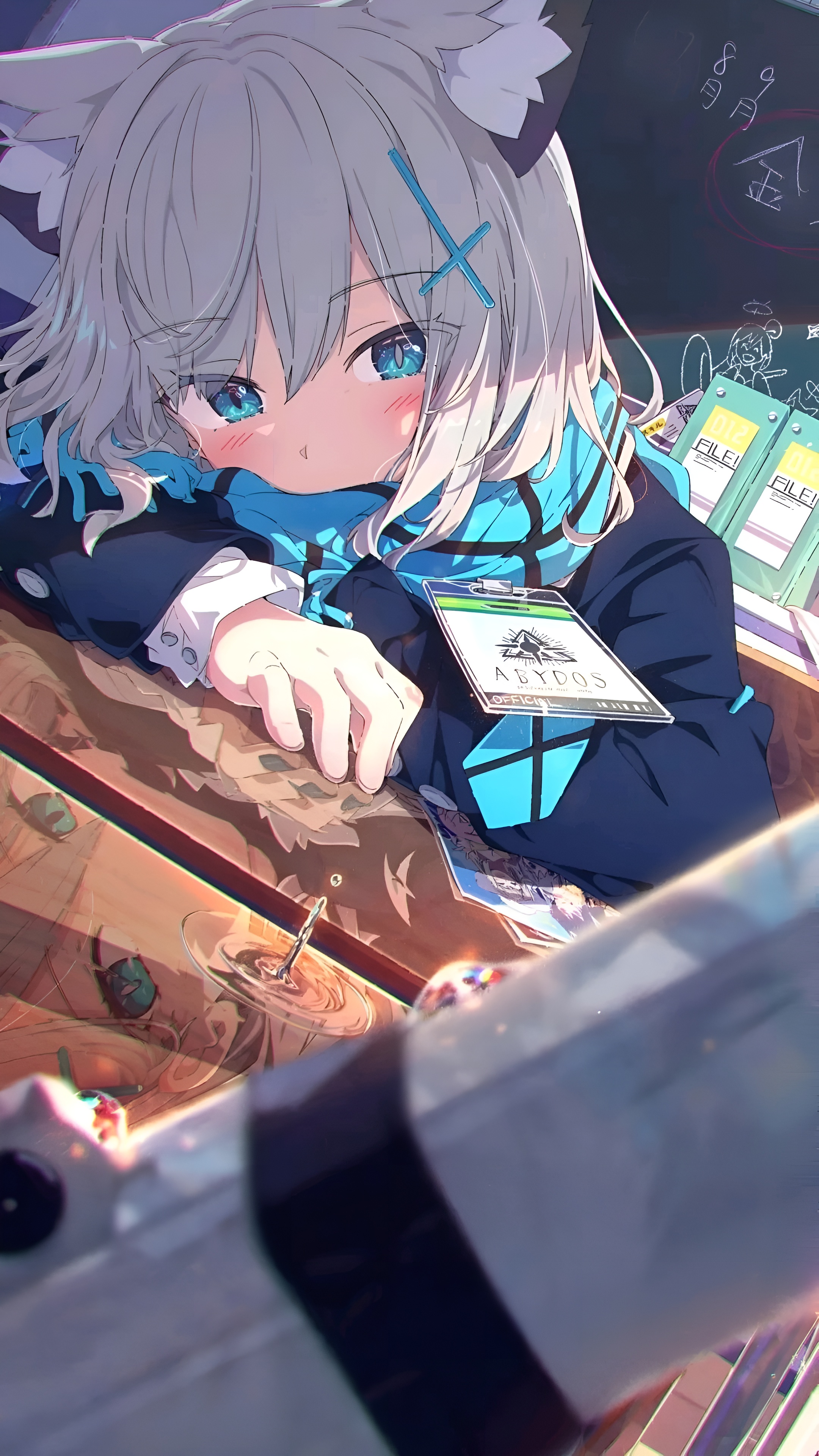 Shiroko Sunaookami 4K Anime Wallpaper Blue Archive