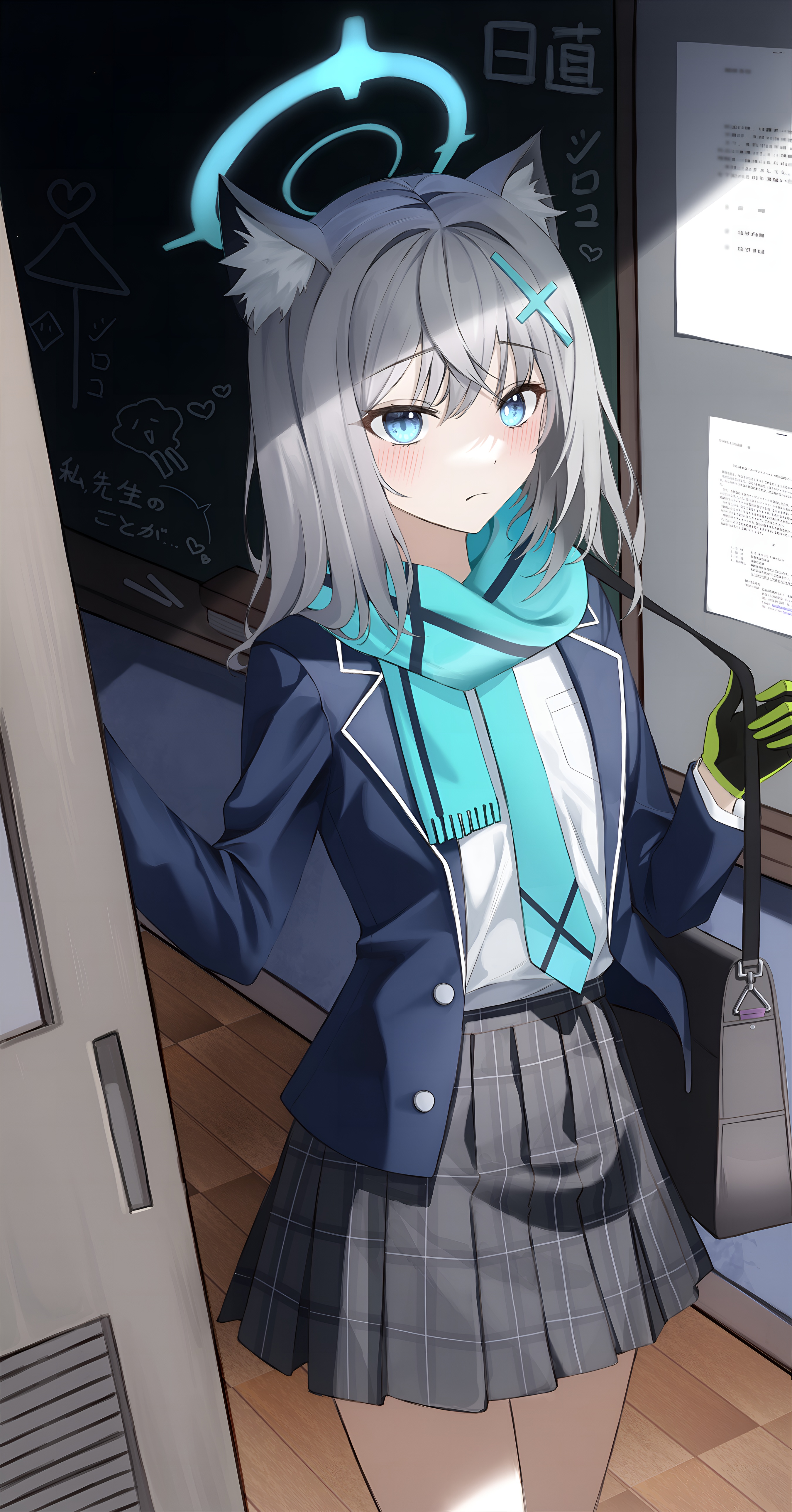 Shiroko Sunaookami Blue Archive 4K Wallpaper