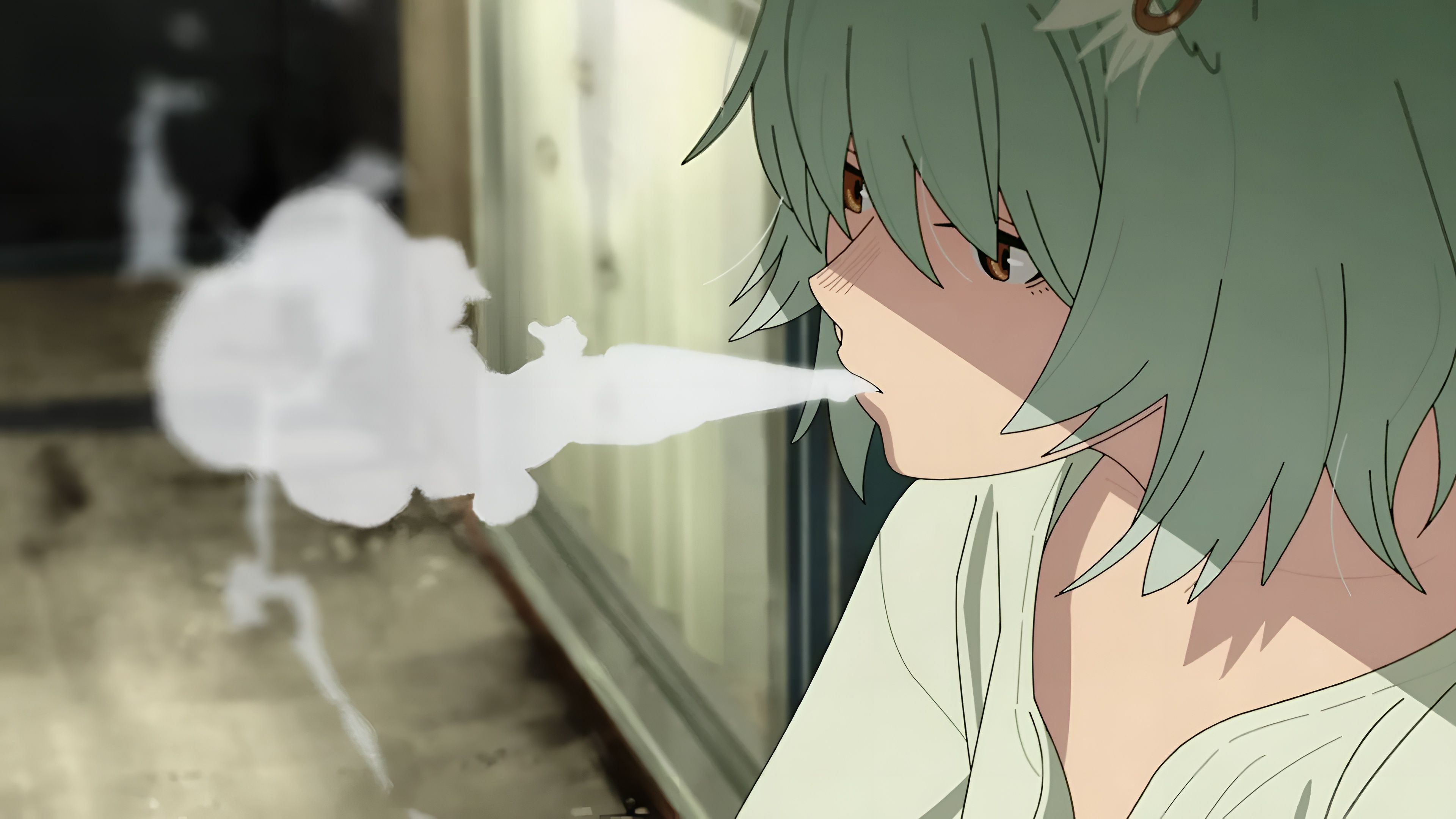 Yaniko Chainsmoker Cat 4K Anime Wallpaper