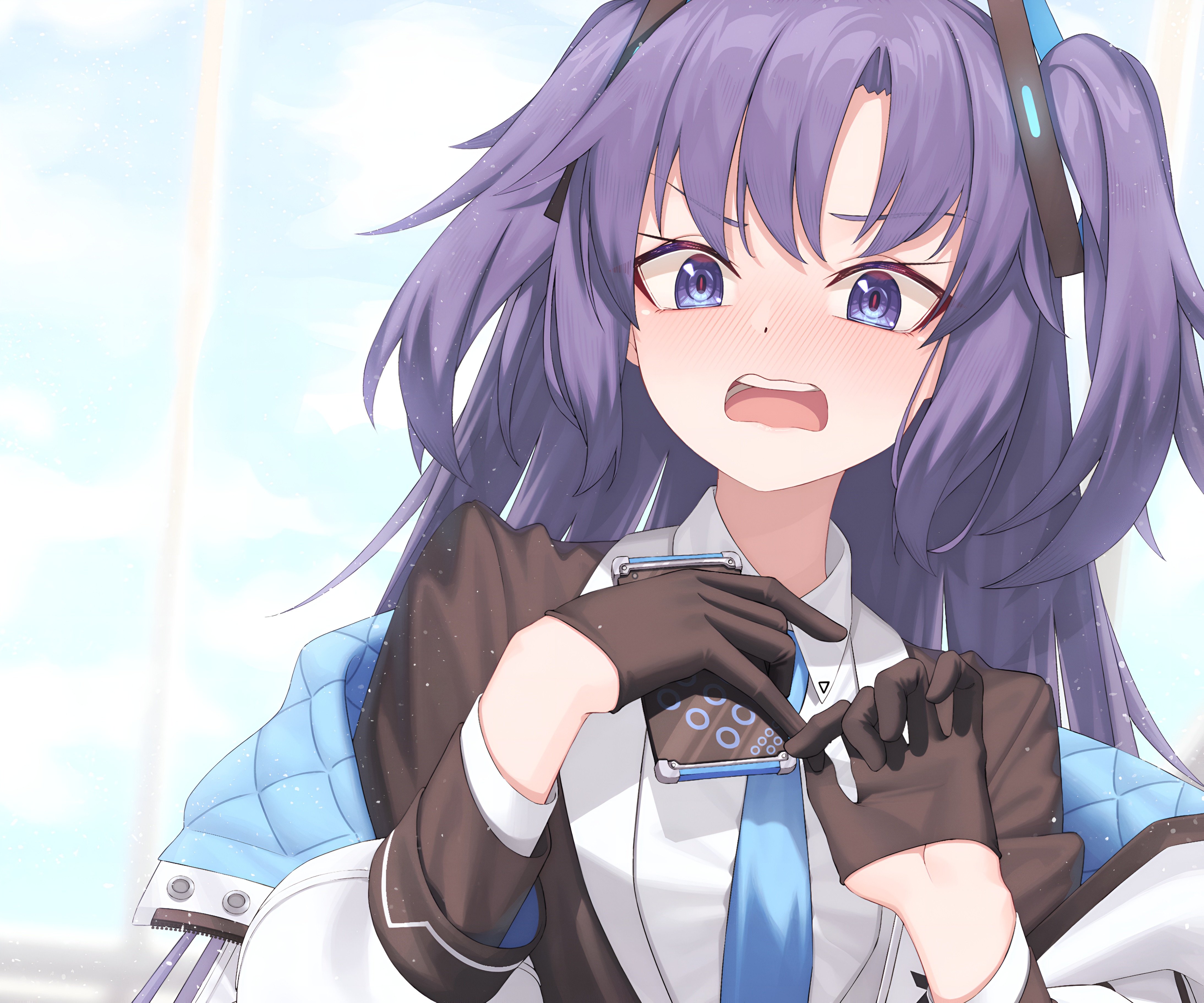 Hayase Yuuka Blue Archive 4K Wallpaper