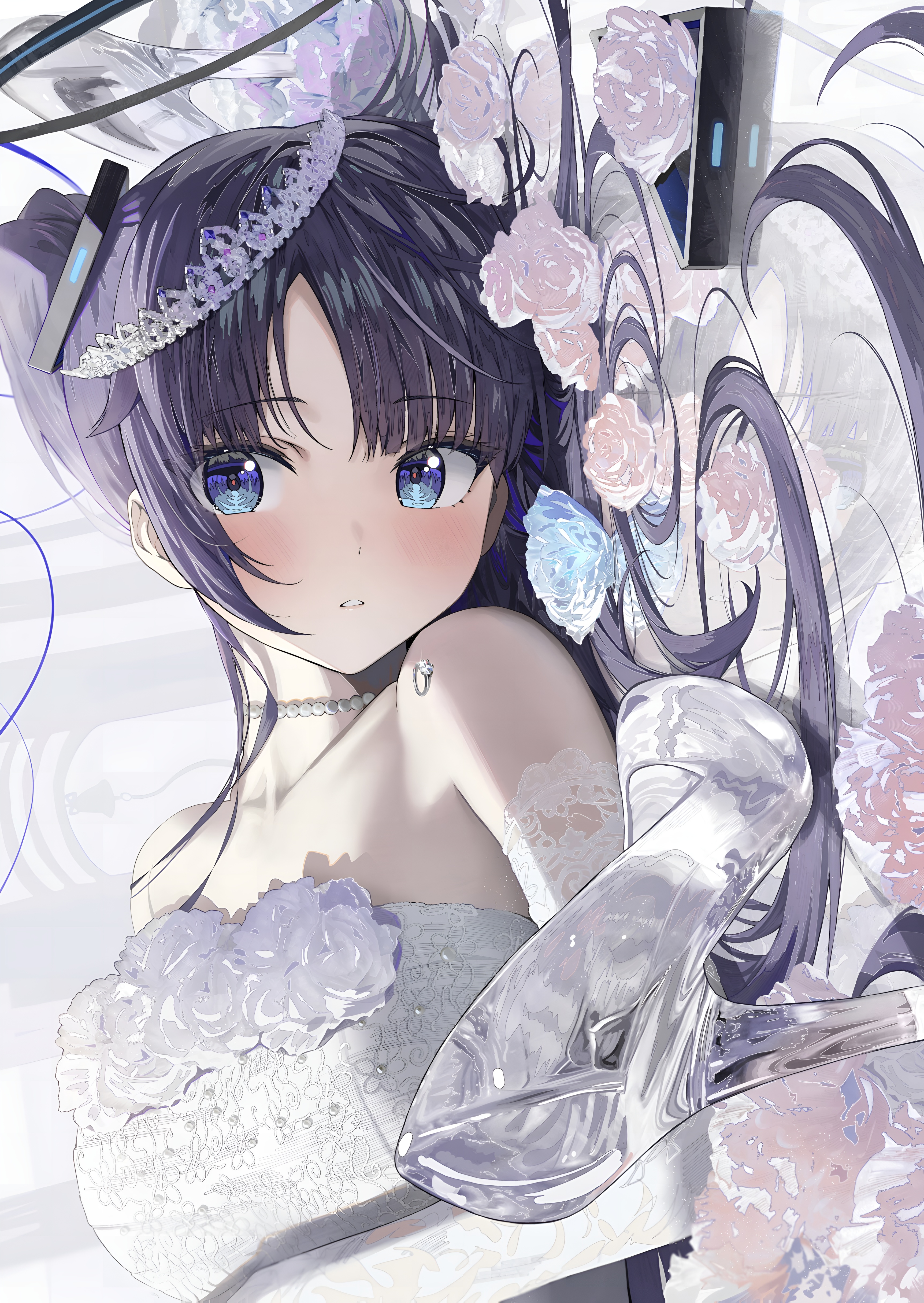 Hayase Yuuka Wedding Wallpaper – Blue Archive 4K