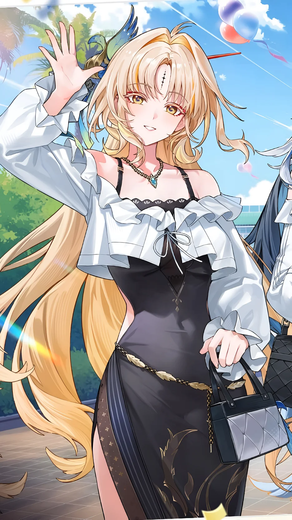 Suisui Wuthering Waves Elegant Outfit Wallpaper