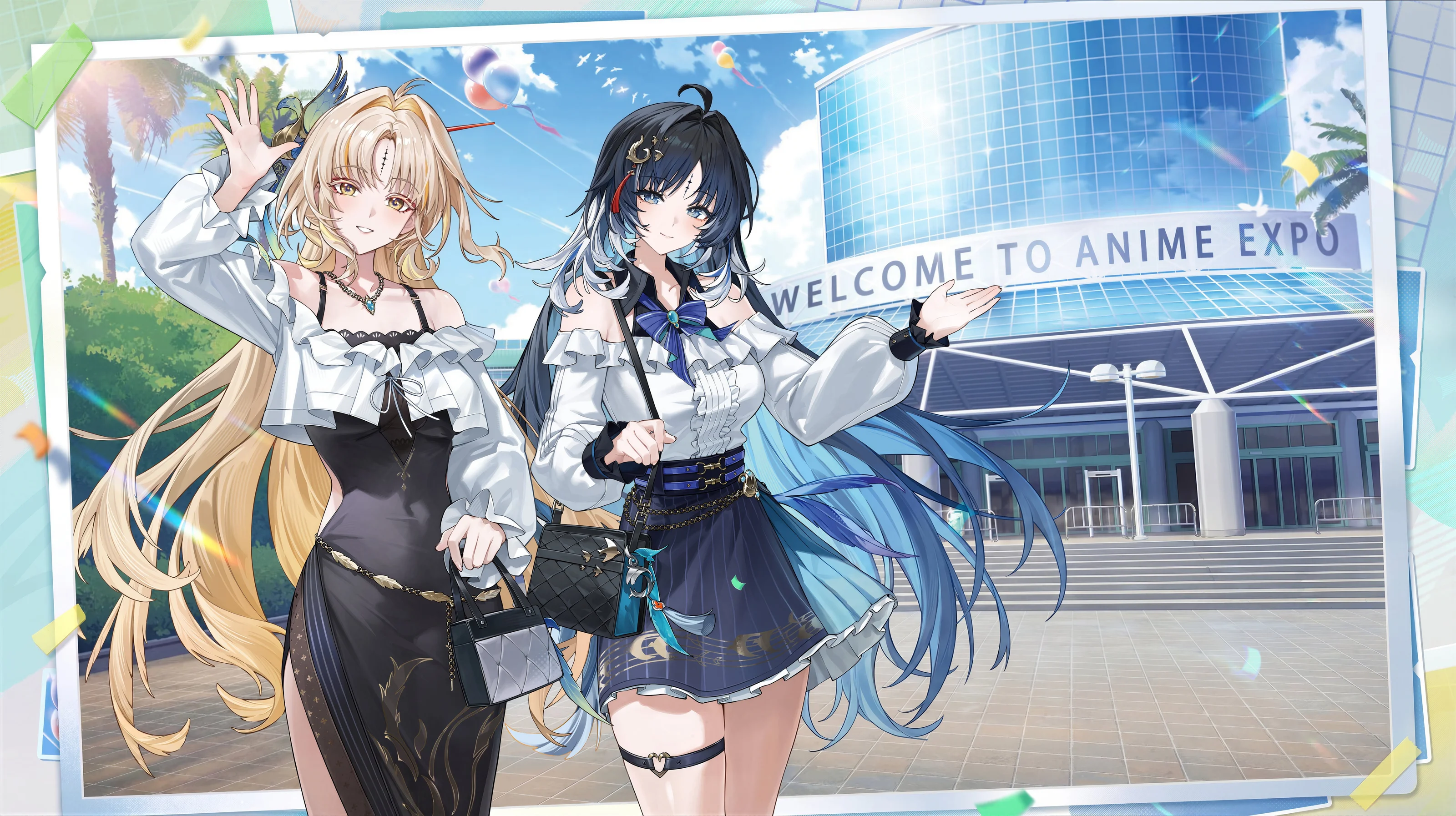 Suisui & Yangyang Wuthering Waves Anime Expo Wallpaper