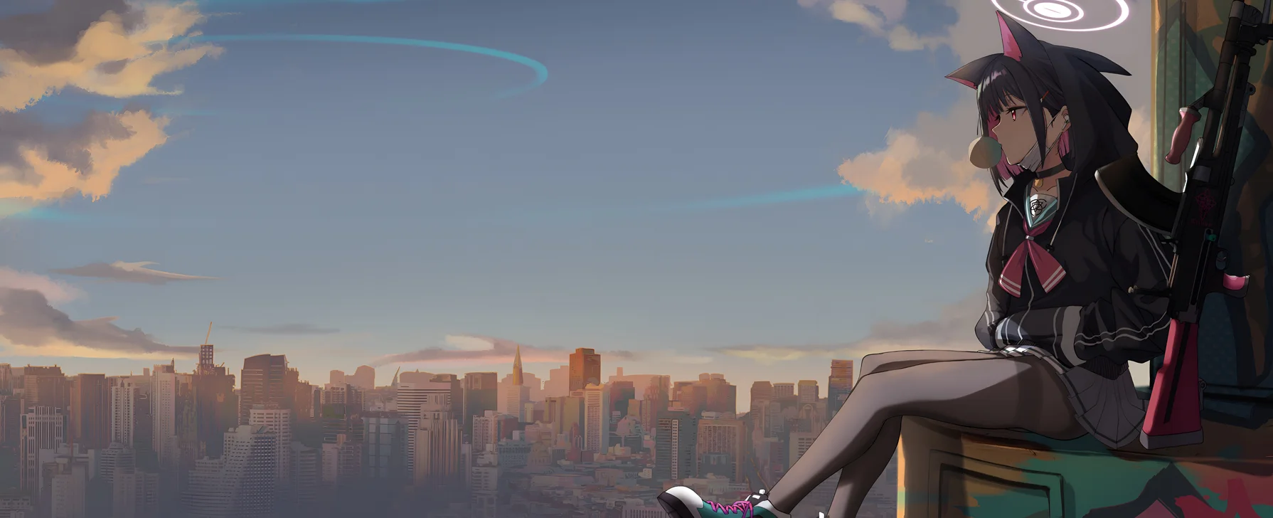 Kyouyama Kazusa Blue Archive 4K Wallpaper