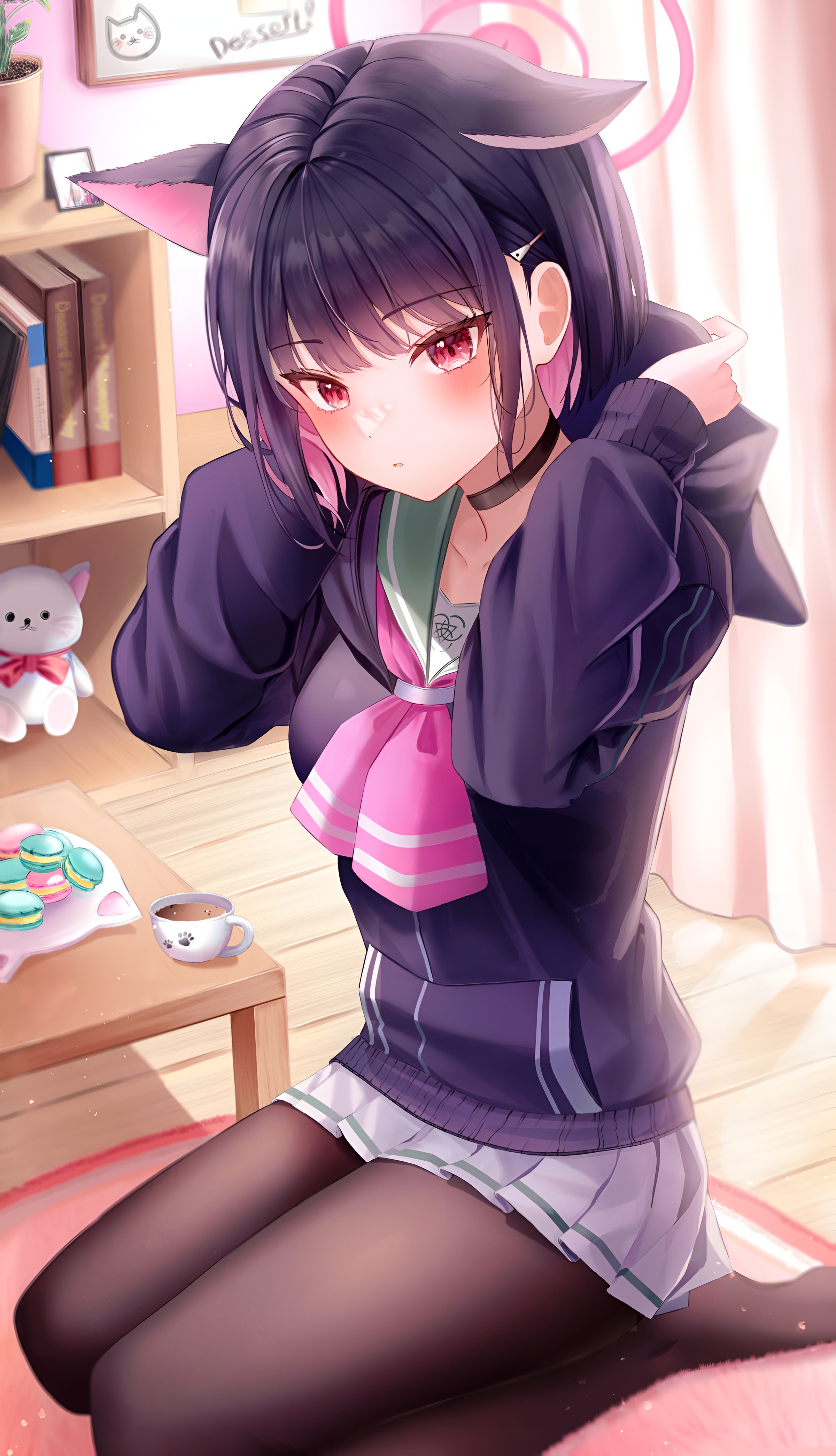 Kyouyama Kazusa Blue Archive 4K Anime Wallpaper