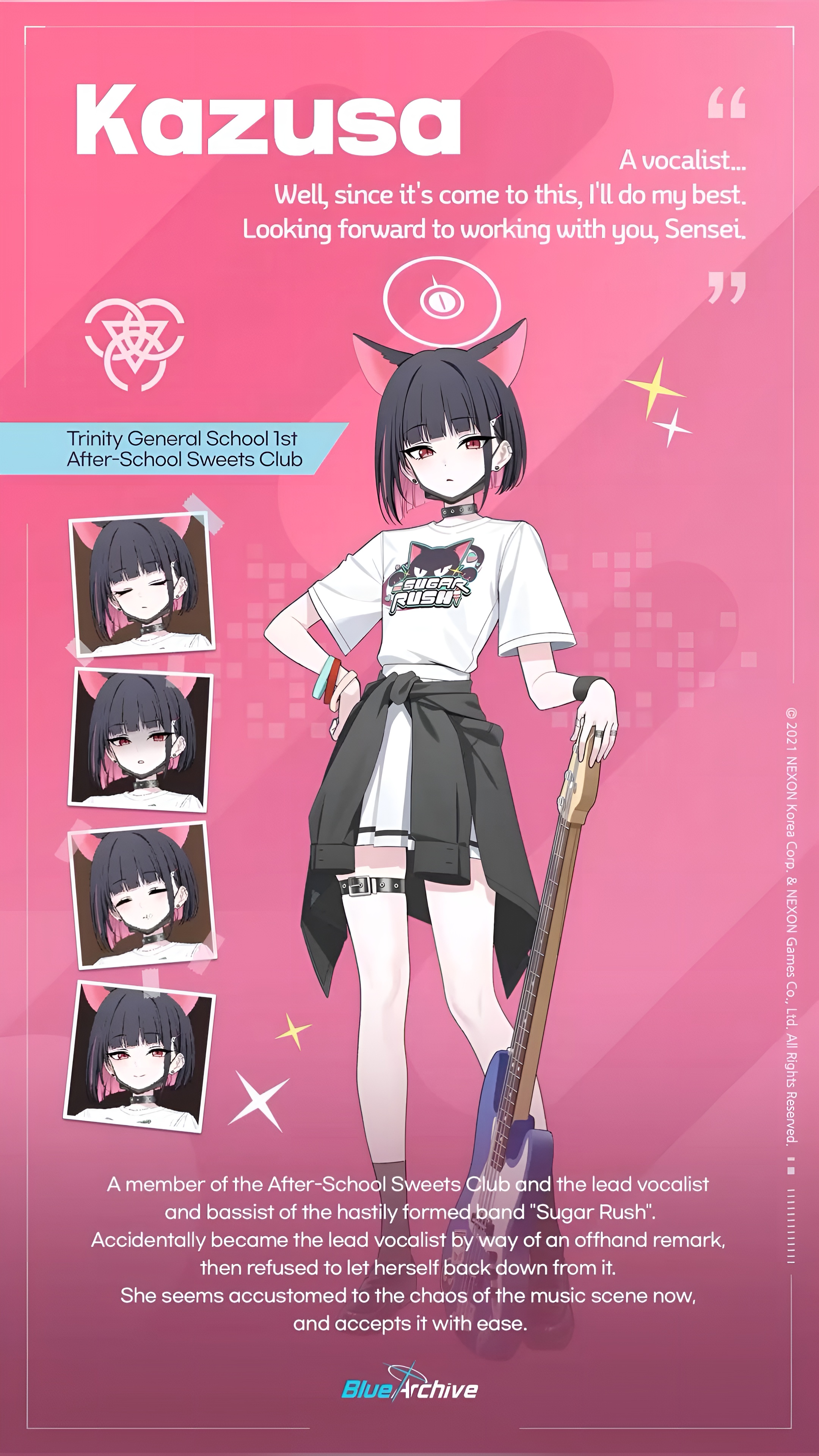 Kazusa Blue Archive 4K Character Wallpaper