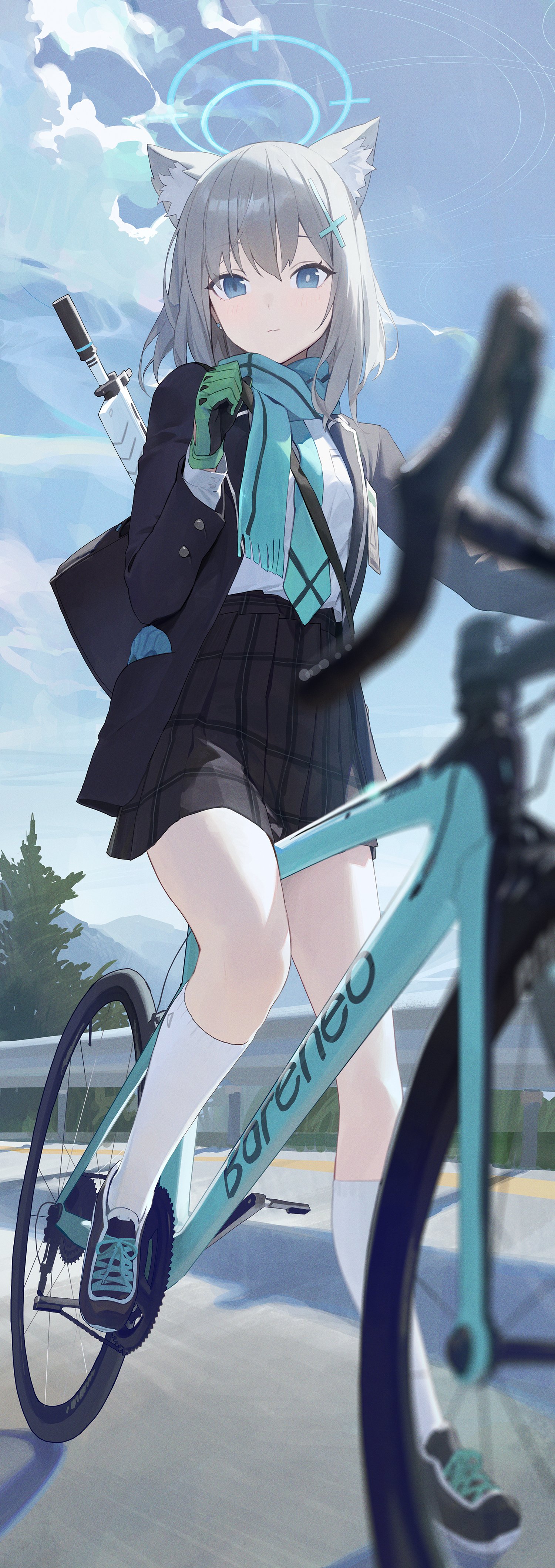 Shiroko Sunaookami Blue Archive 4K Wallpaper