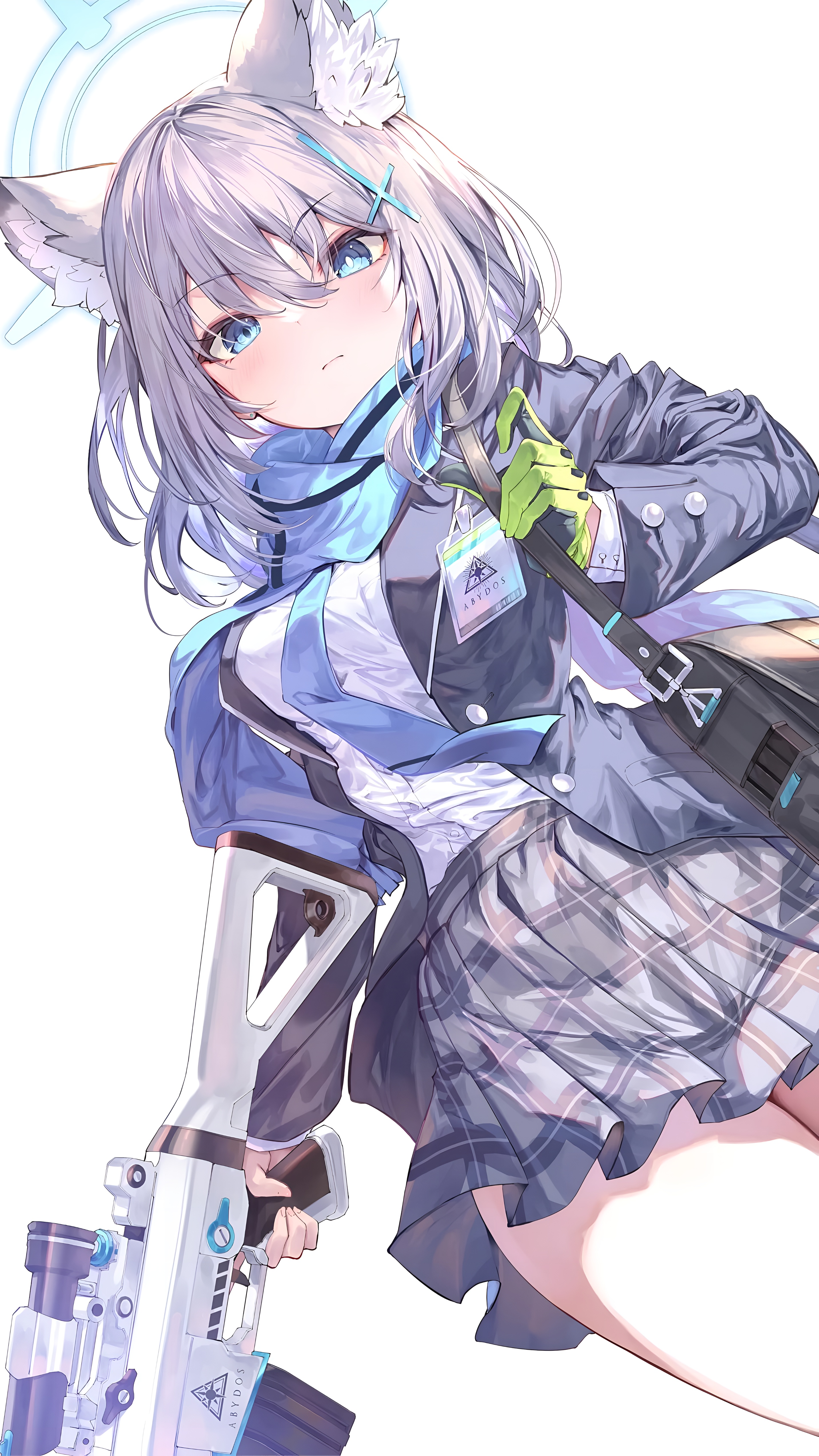 Shiroko Sunaookami Blue Archive 4K Wallpaper