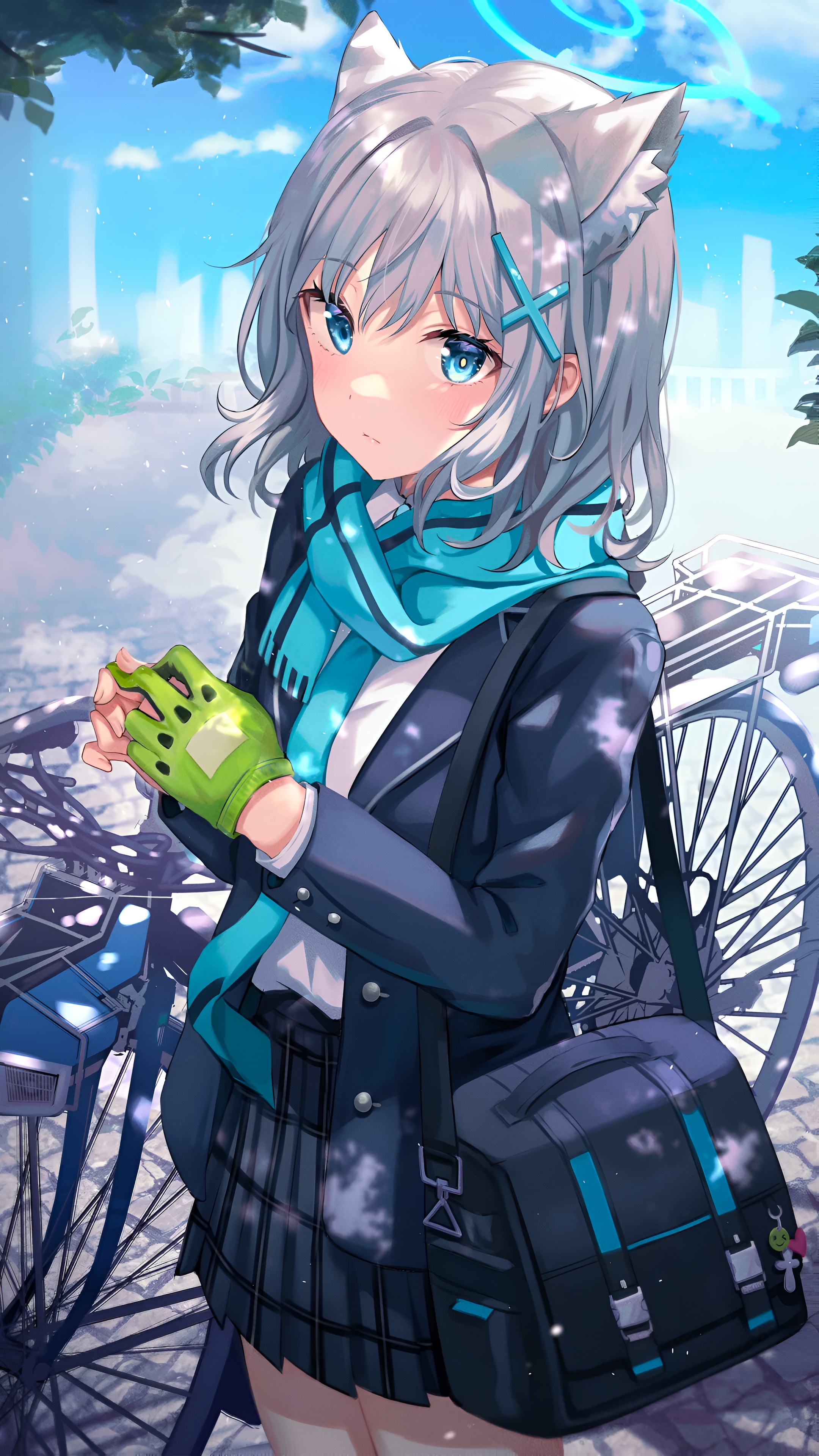 Shiroko Sunaookami Blue Archive 4K Wallpaper