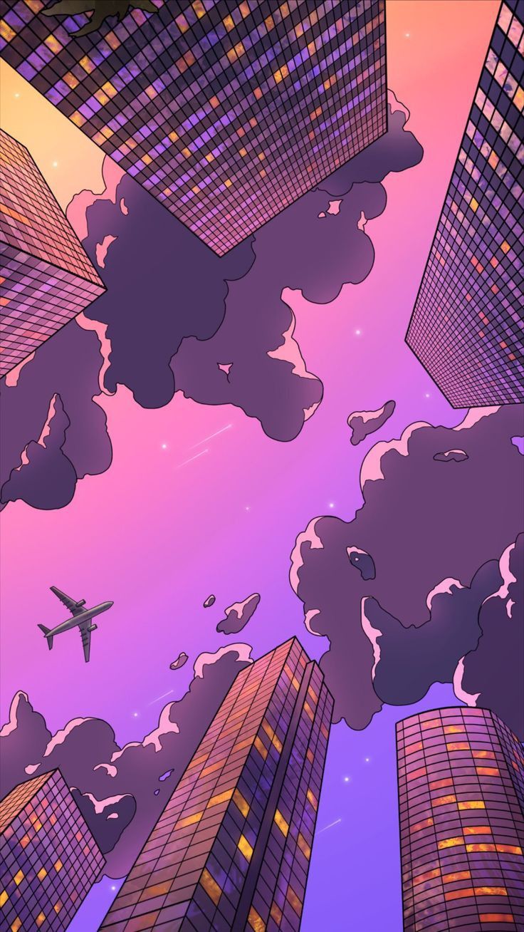Wallpaper Kota Beresolusi Tinggi 4K: Langit Perkotaan yang Bersemangat