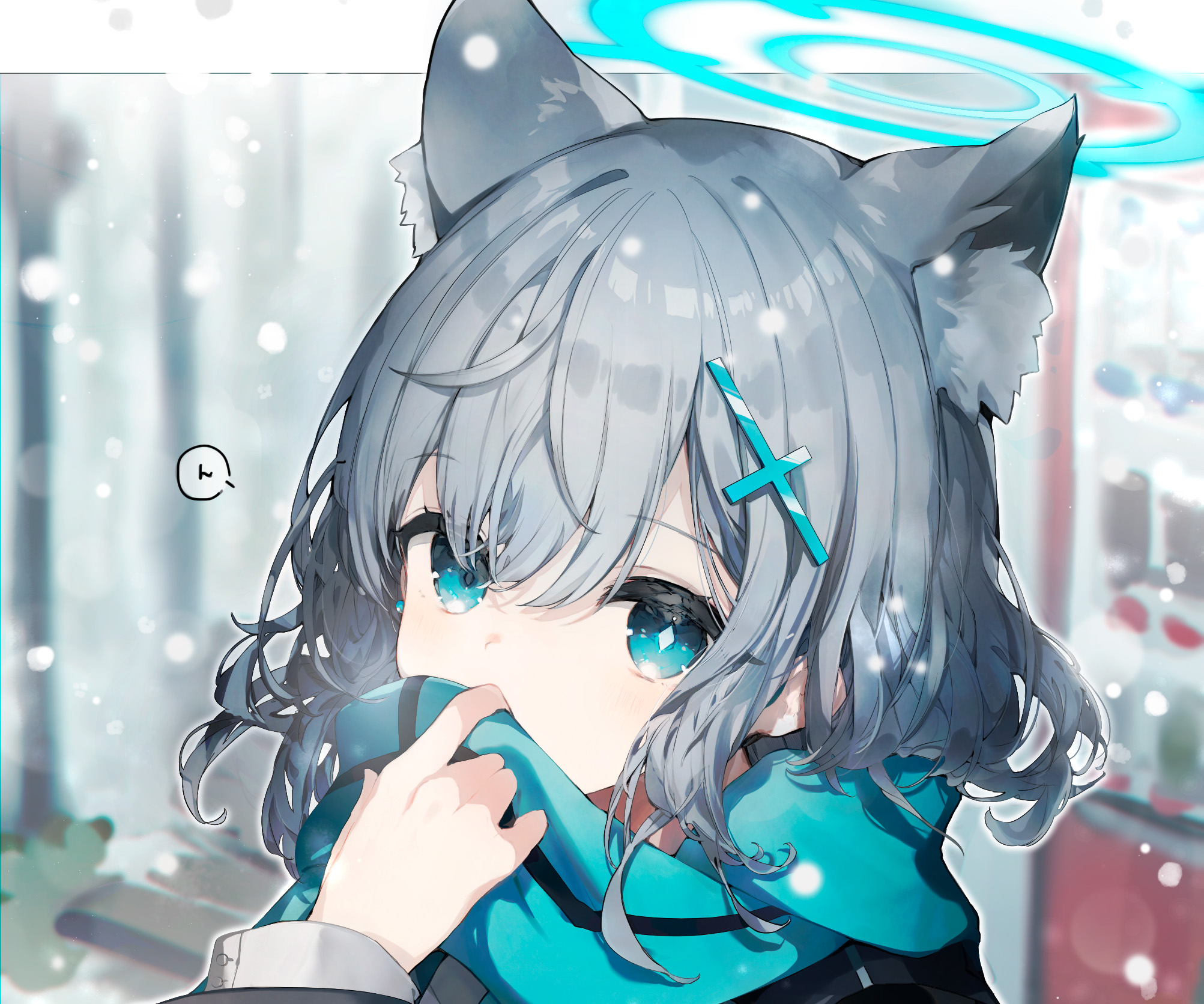 Shiroko Sunaookami Blue Archive 4K Wallpaper