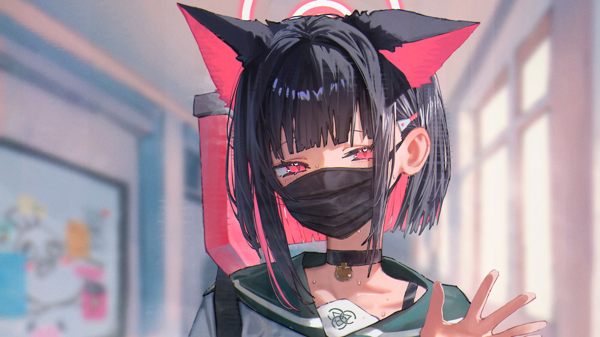 Kyouyama Kazusa Blue Archive 4K Anime Wallpaper