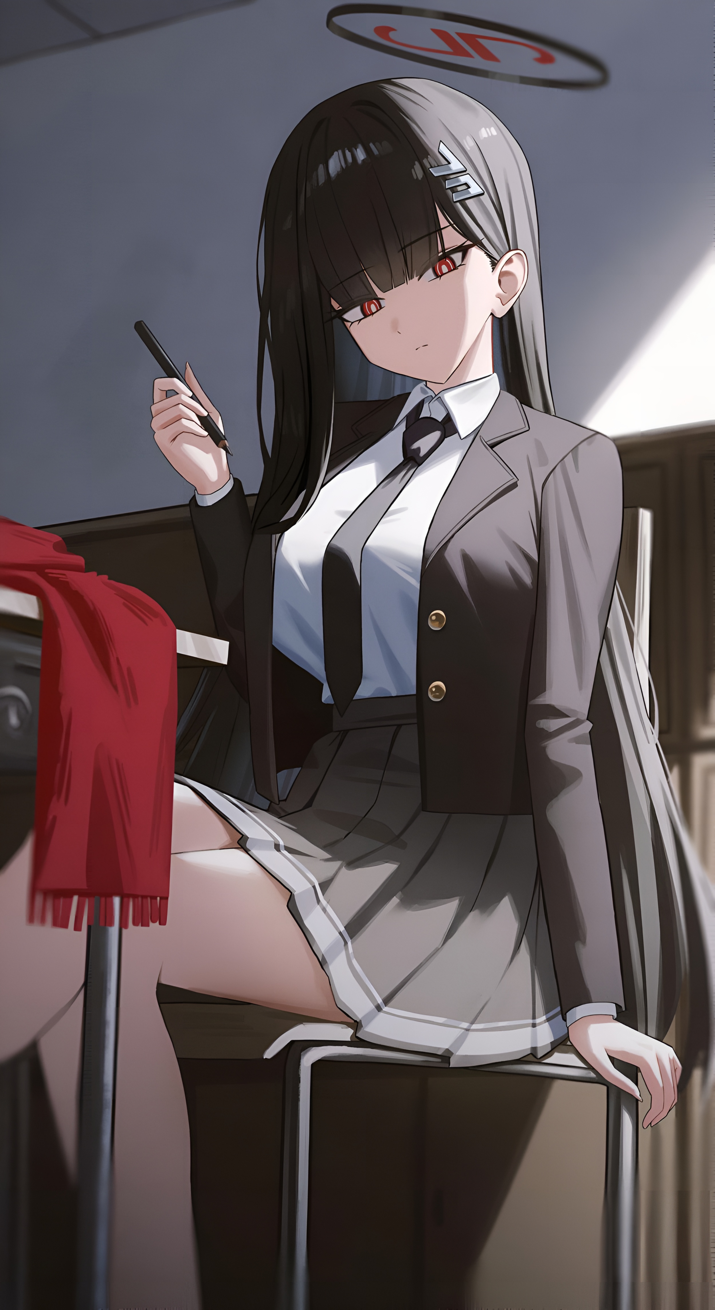 Tsukatsuki Rio Blue Archive 4K Wallpaper