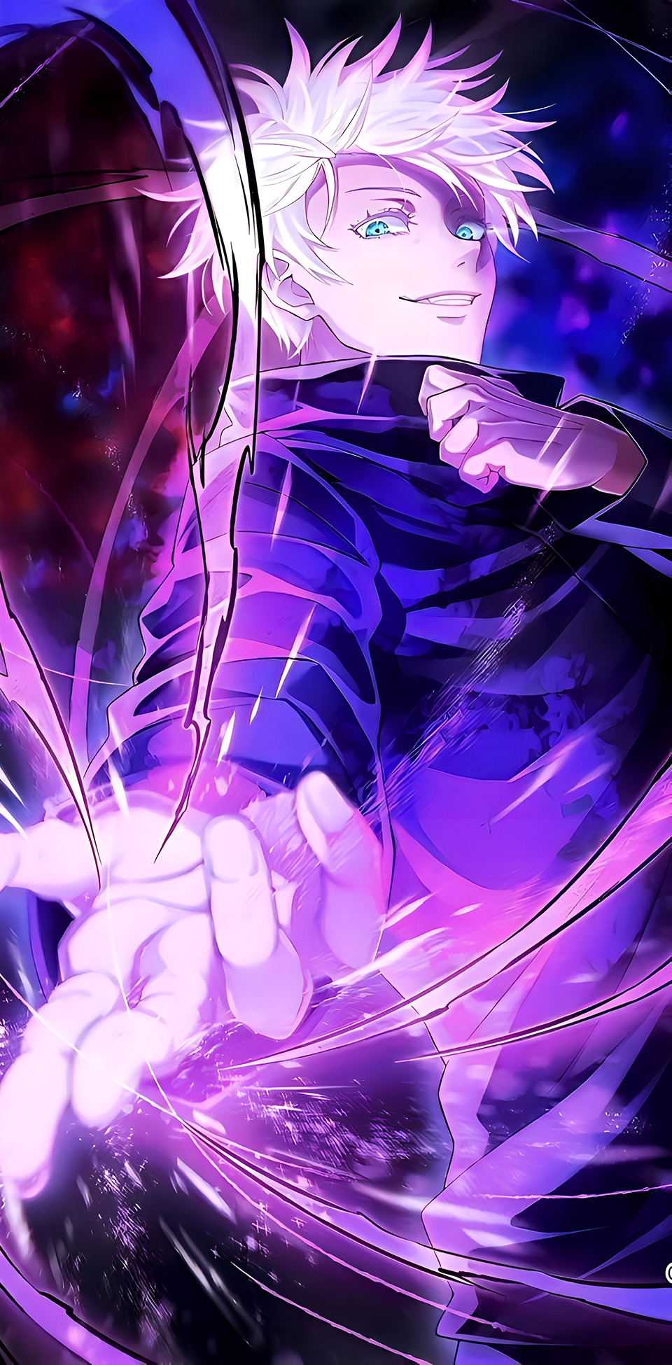 Satoru Gojo Purple Technique 4K Wallpaper
