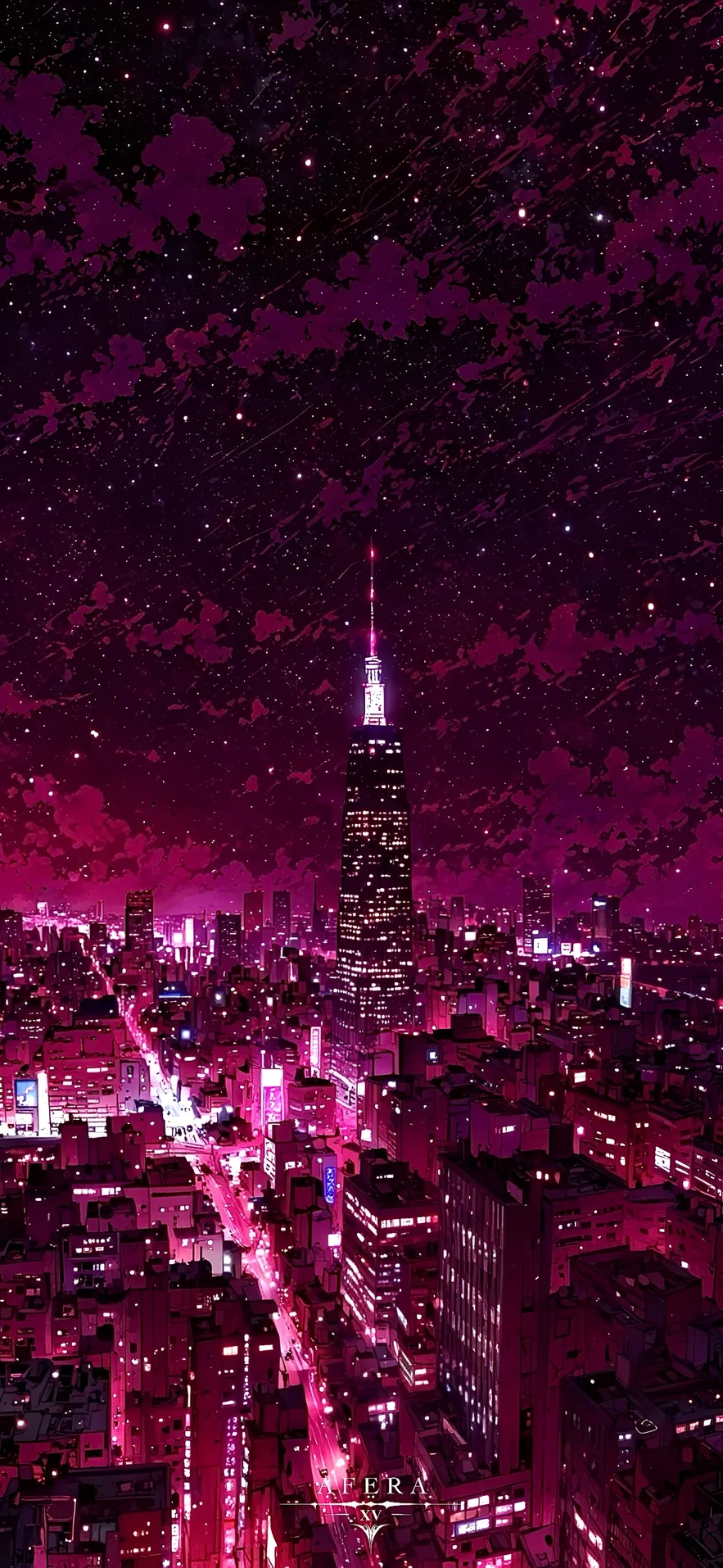Stunning 4K Wallpaper - Vibrant Night Cityscape