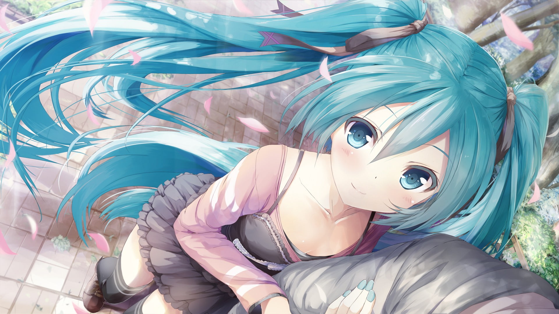 初音未来动漫4K壁纸樱花