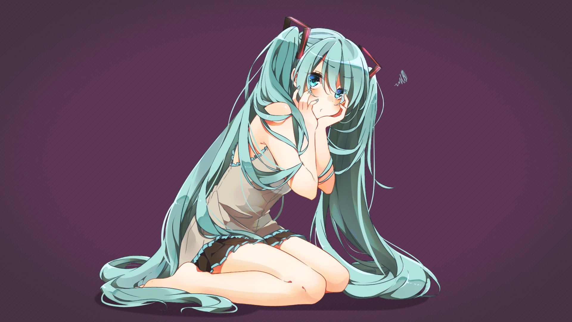 初音未来动漫女孩4K壁纸
